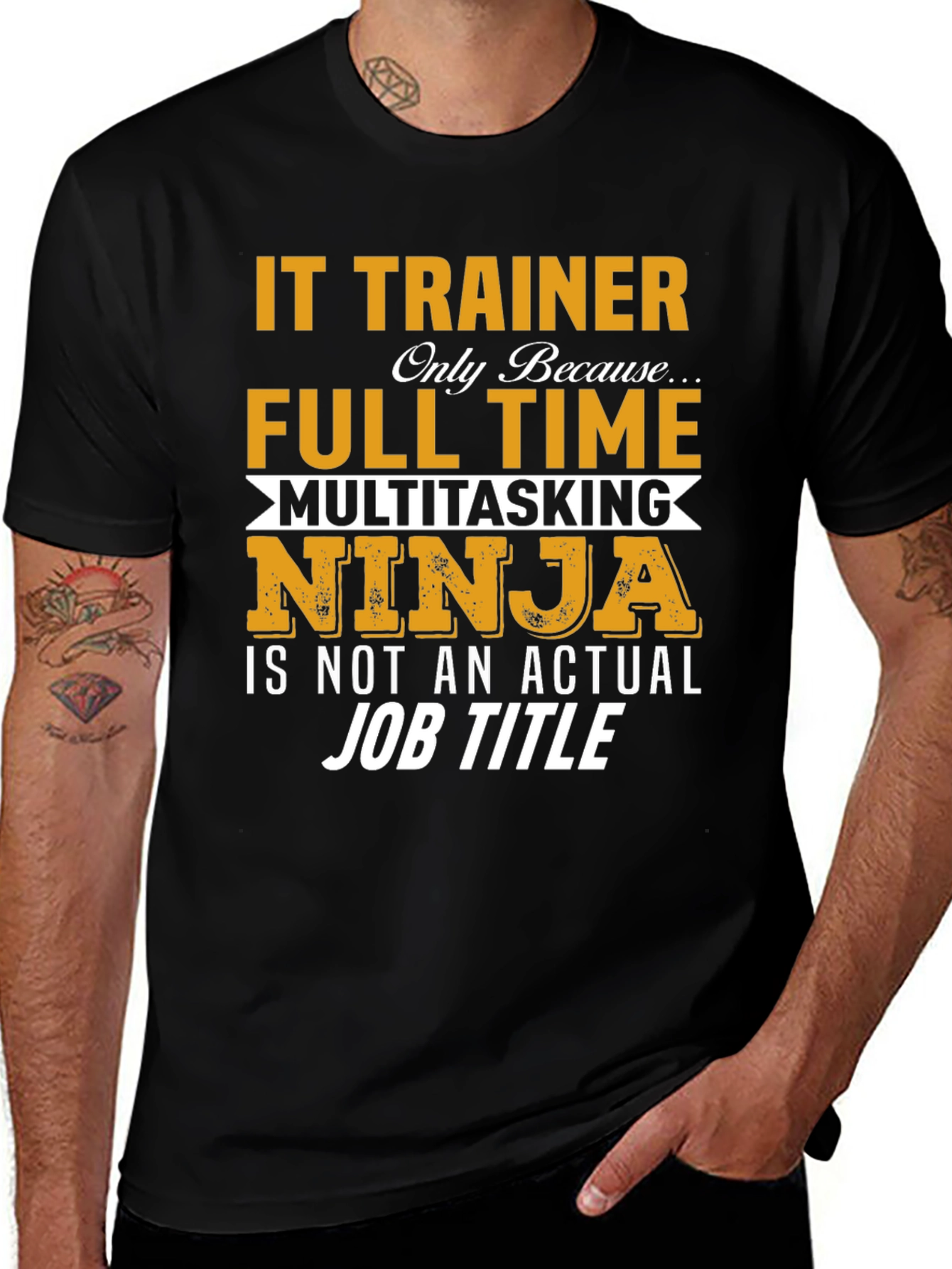 IT Trainer Novelty Graphic Tee