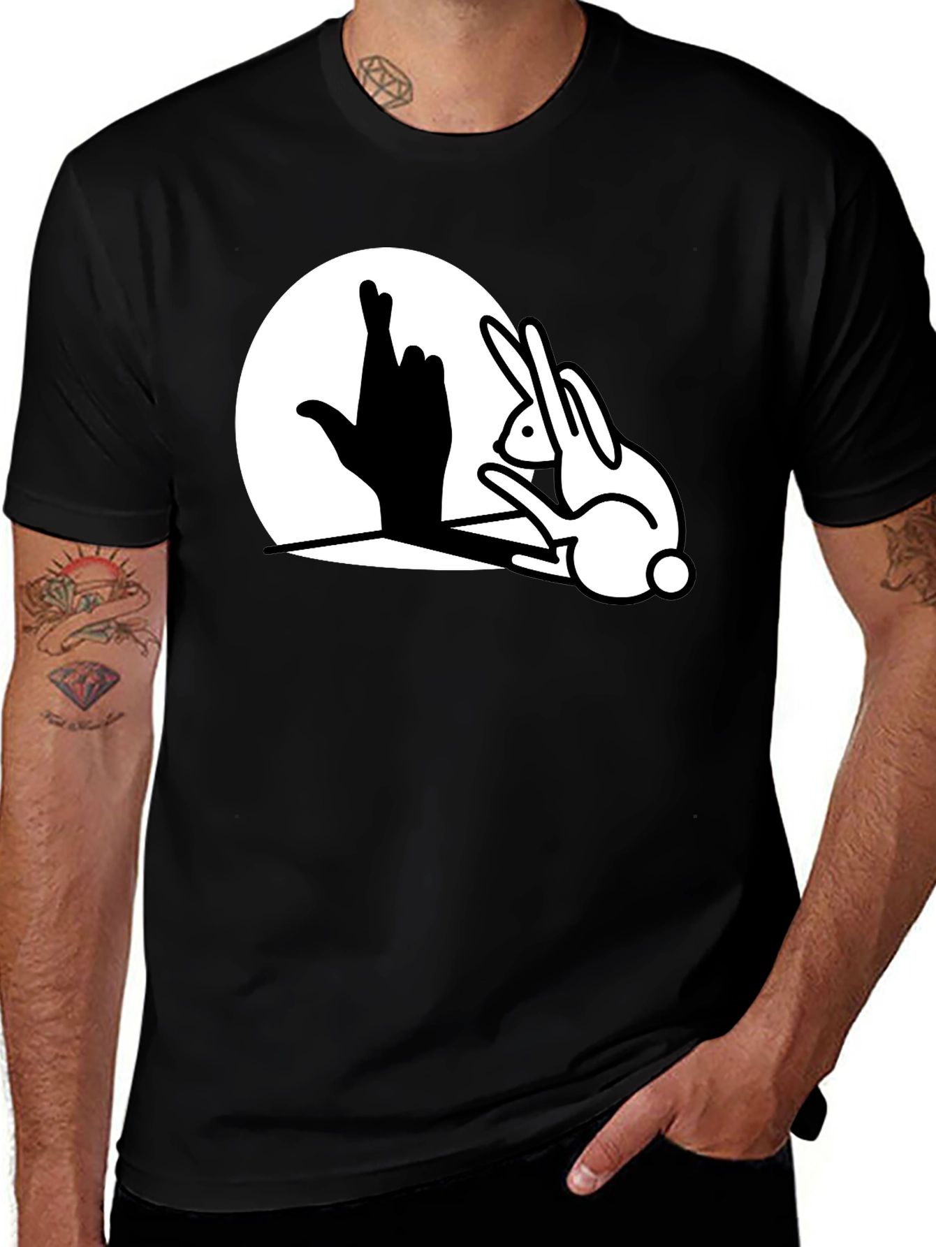 Rabbit Shadow Play T-Shirt