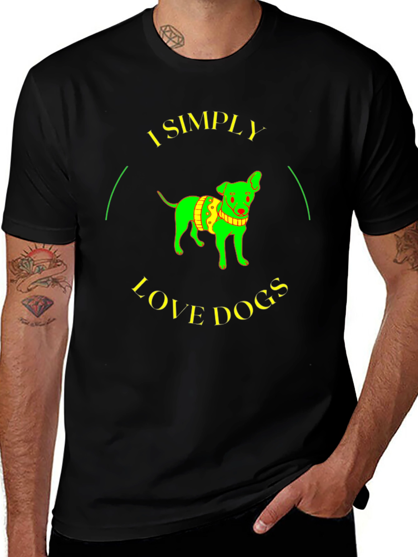 Variant 9 of I Simply Love Dogs Graphic Tee