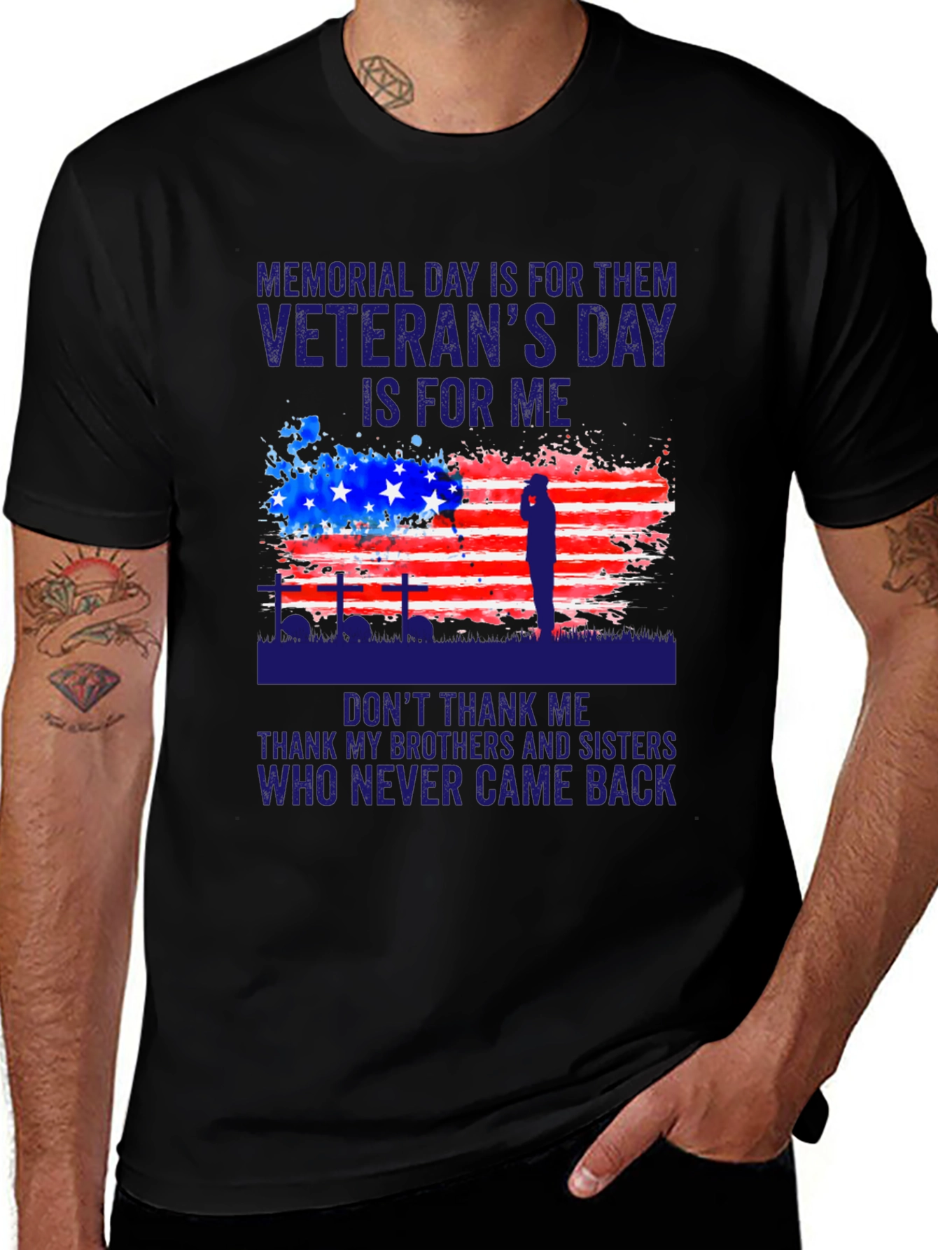 Memorial & Veteran's Day Graphic T-Shirt