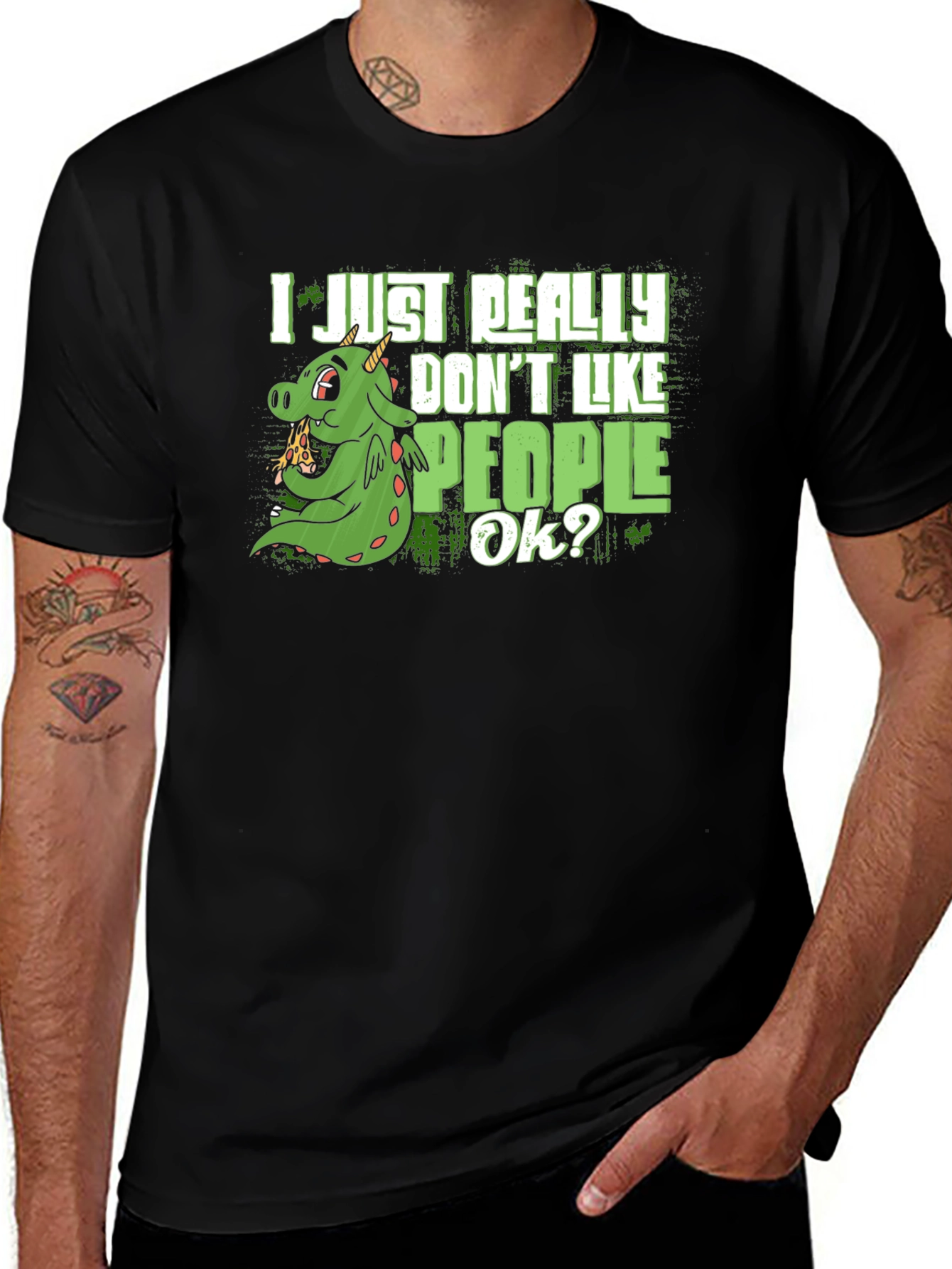 Variant 23 of I Just Really Don't Like People Ok T-Shirt
