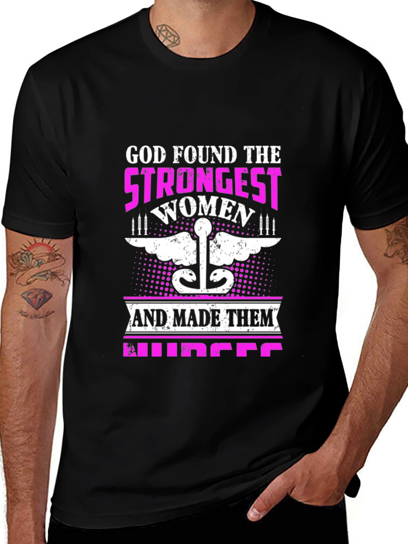 Variant 15 of Strongest Women Nurses T-Shirt