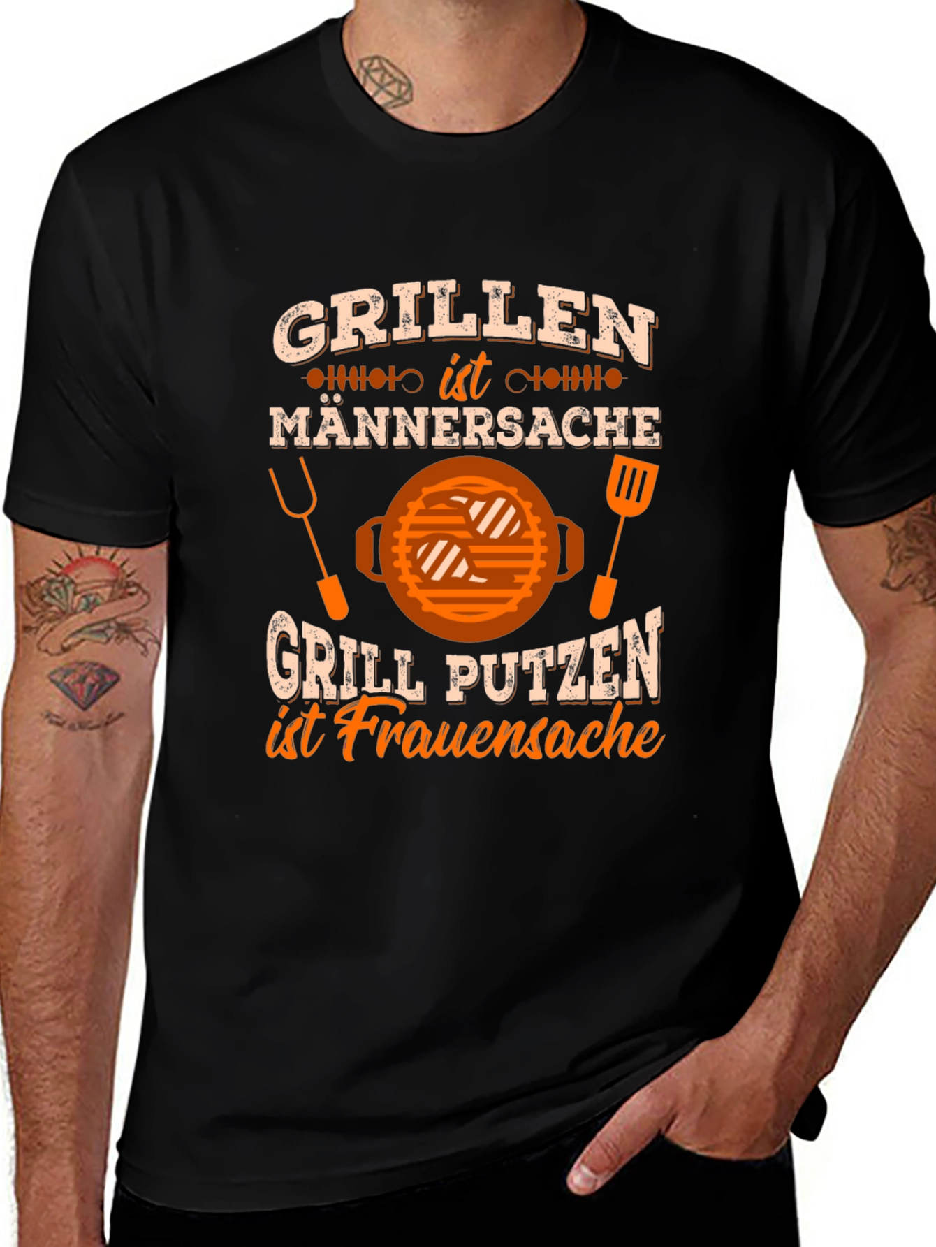 Variant 18 of Grillen Ist Männersache T-Shirt