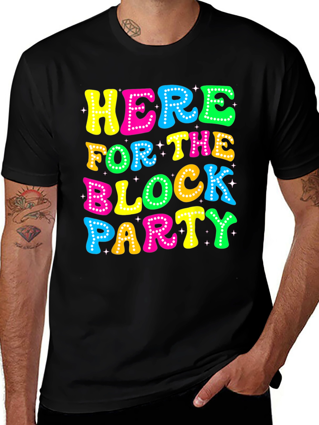 Variant 28 of Here for the Block Party Graphic Tee