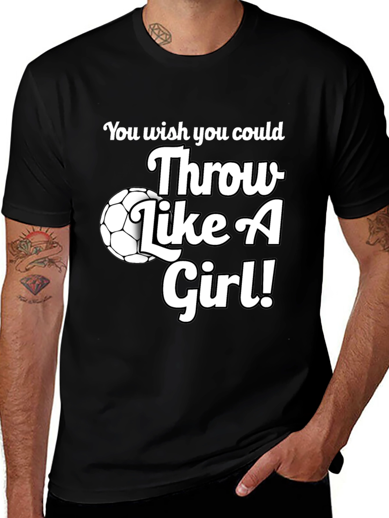 Variant 16 of Throw Like A Girl Graphic T-Shirt