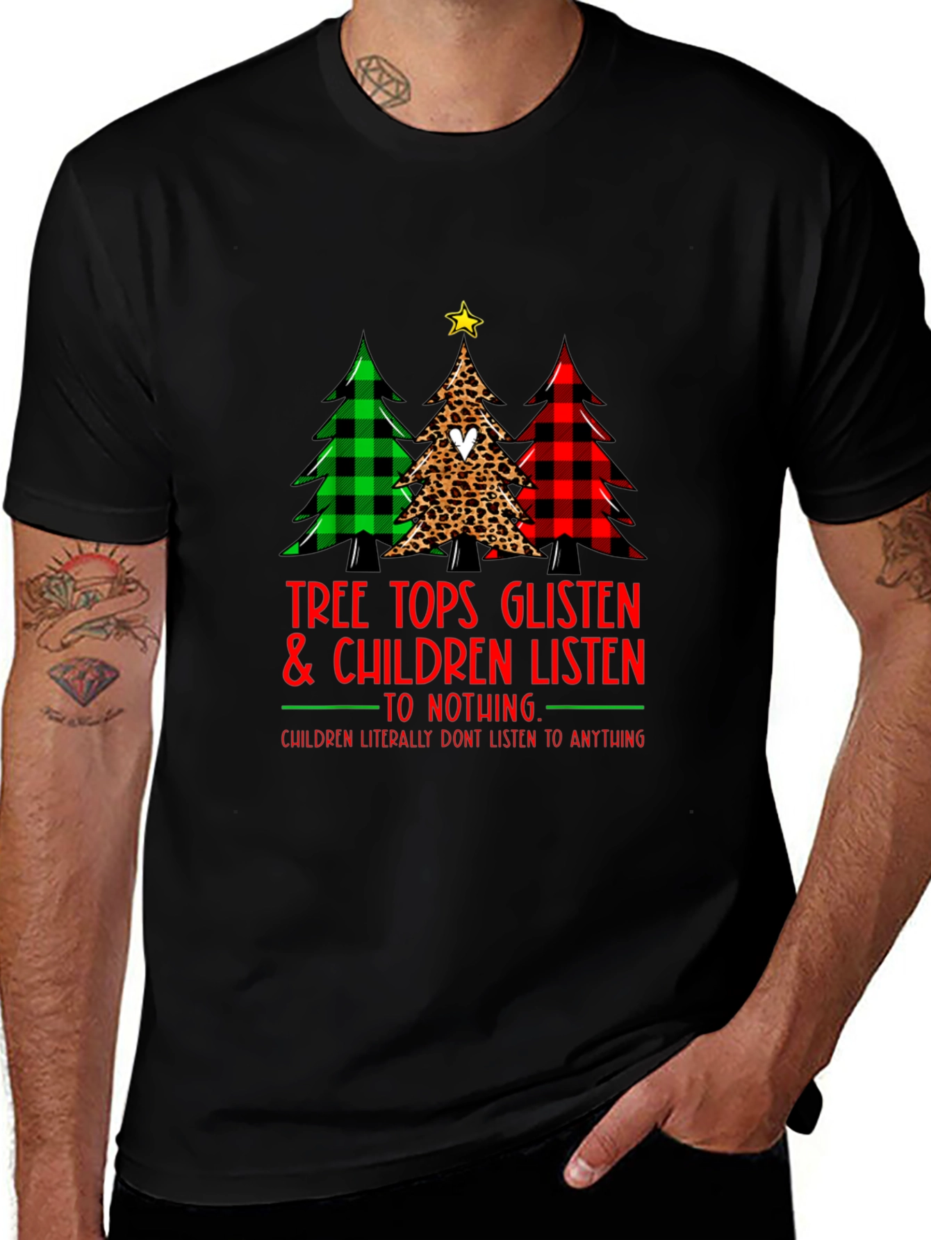 Funny Christmas Tree T-Shirt