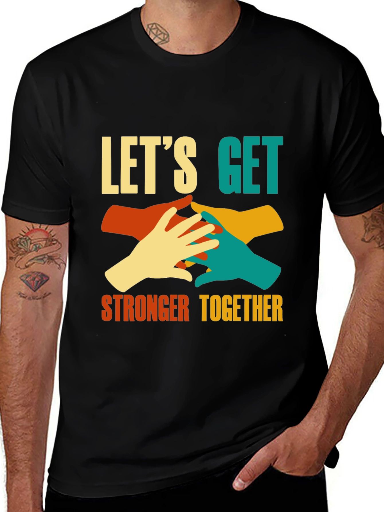 Variant 8 of Unity T-Shirt: Stronger Together Graphic Tee