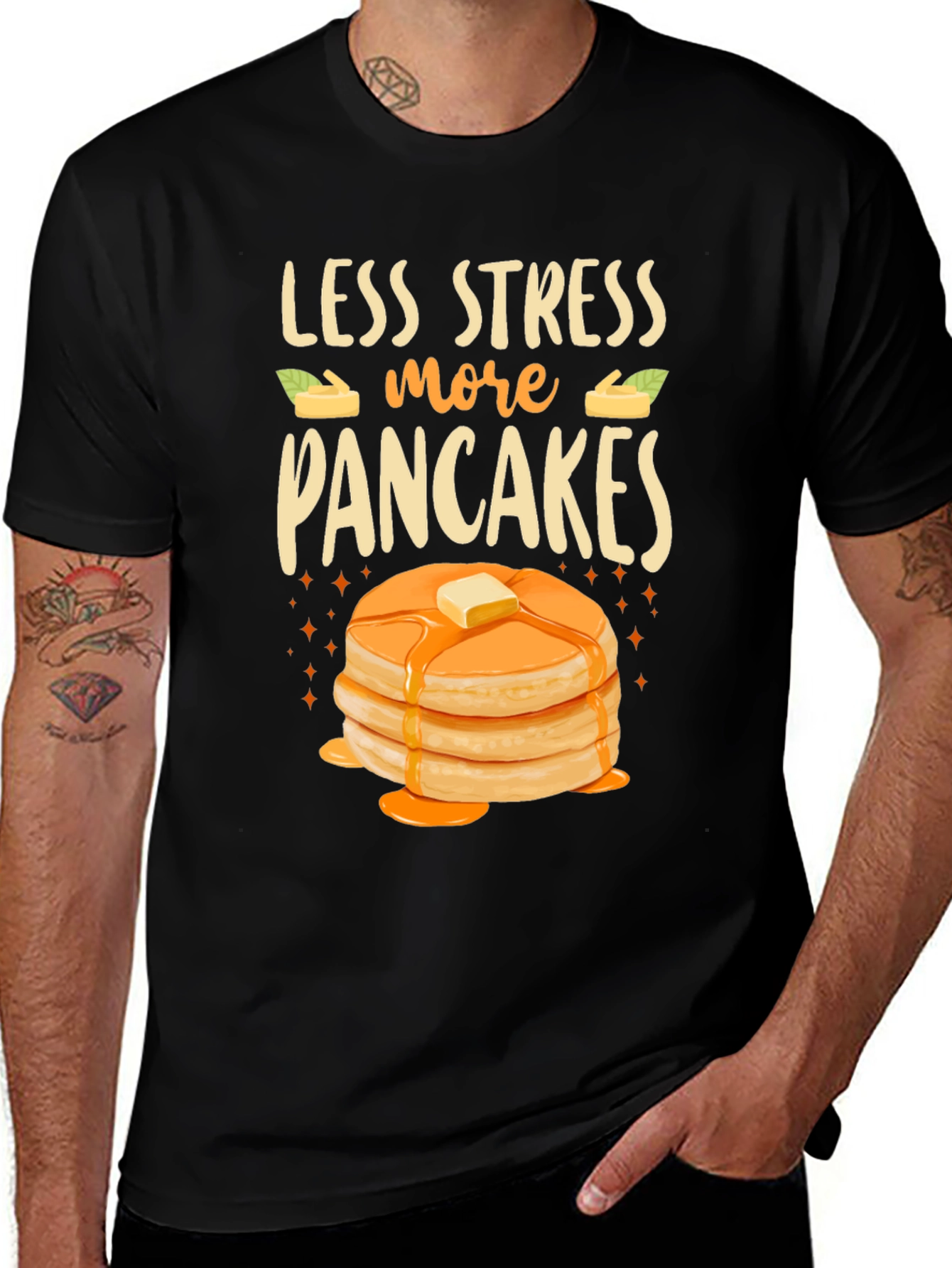 Less Stress More Pancakes T-Shirt