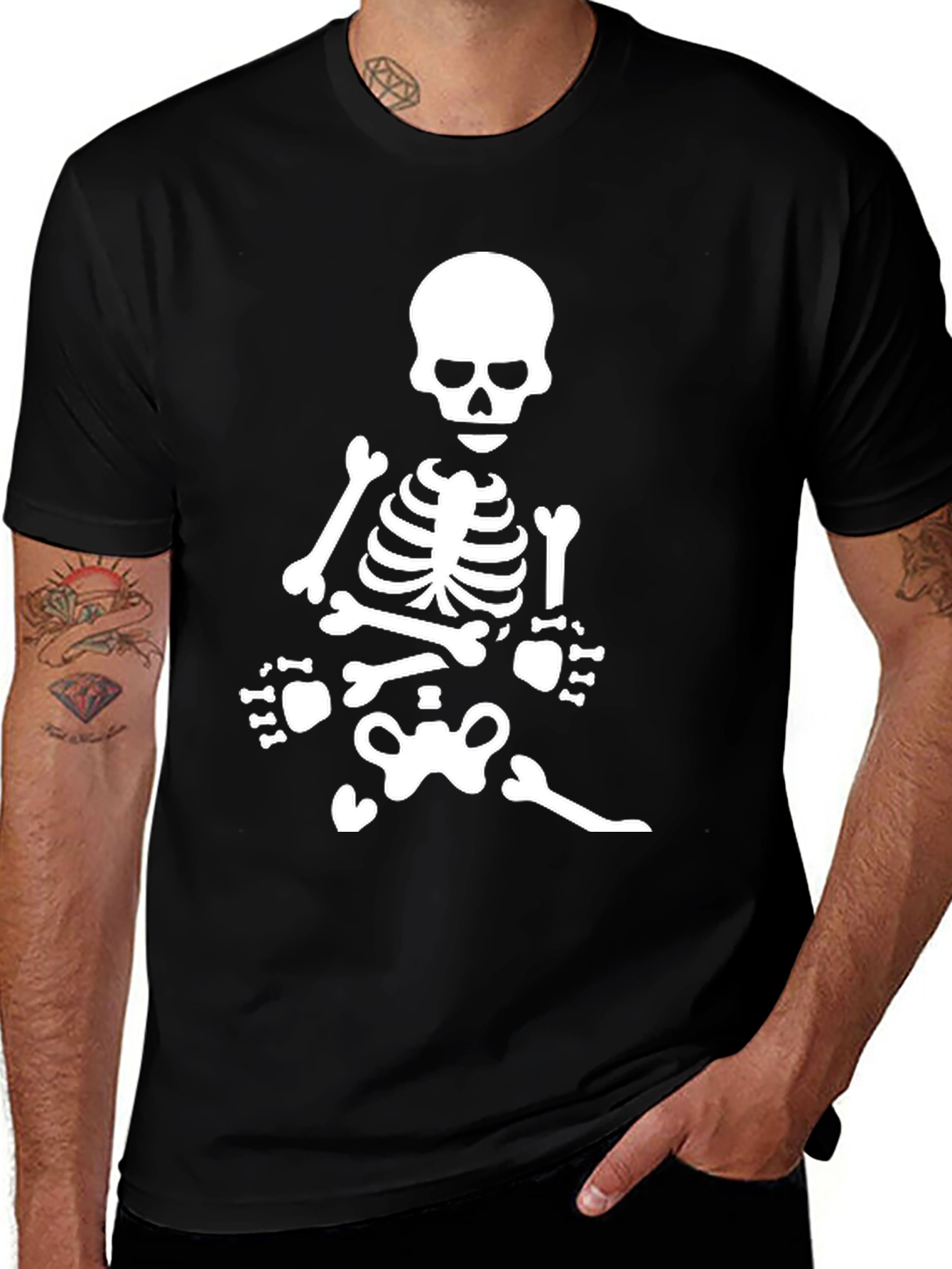Variant 7 of Skeleton Graphic T-Shirt