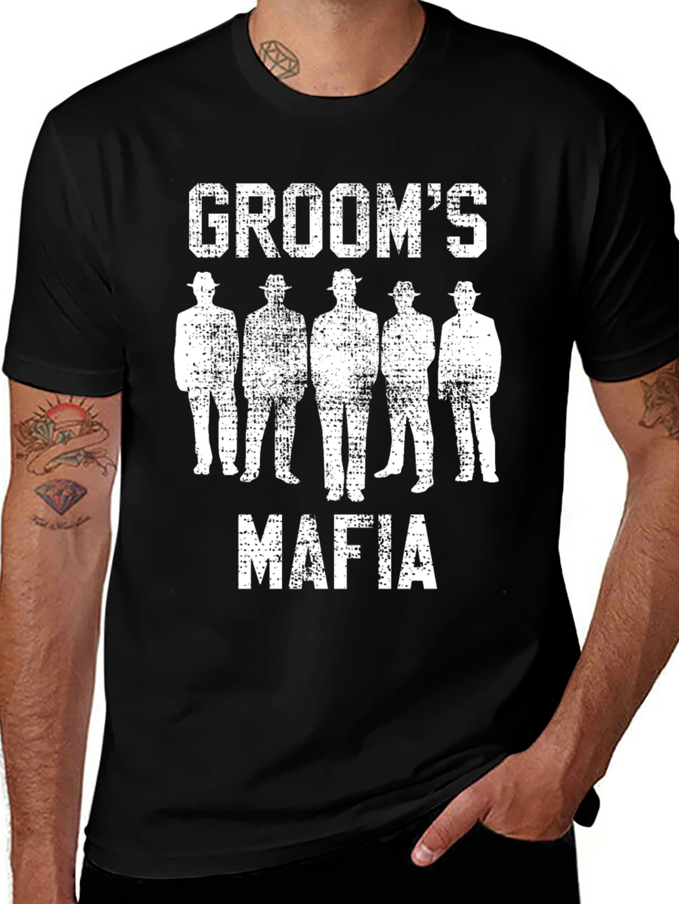 Groom's Mafia T-Shirt - Stylish Wedding Apparel
