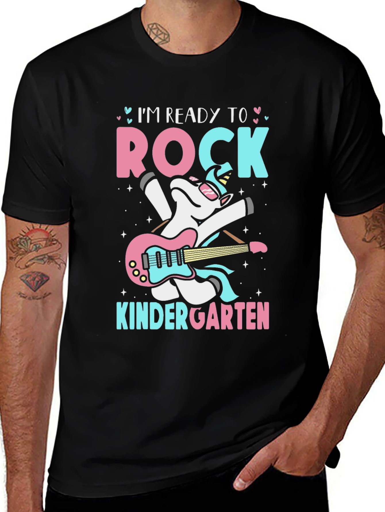 Variant 26 of Ready to Rock Kindergarten Unicorn T-Shirt