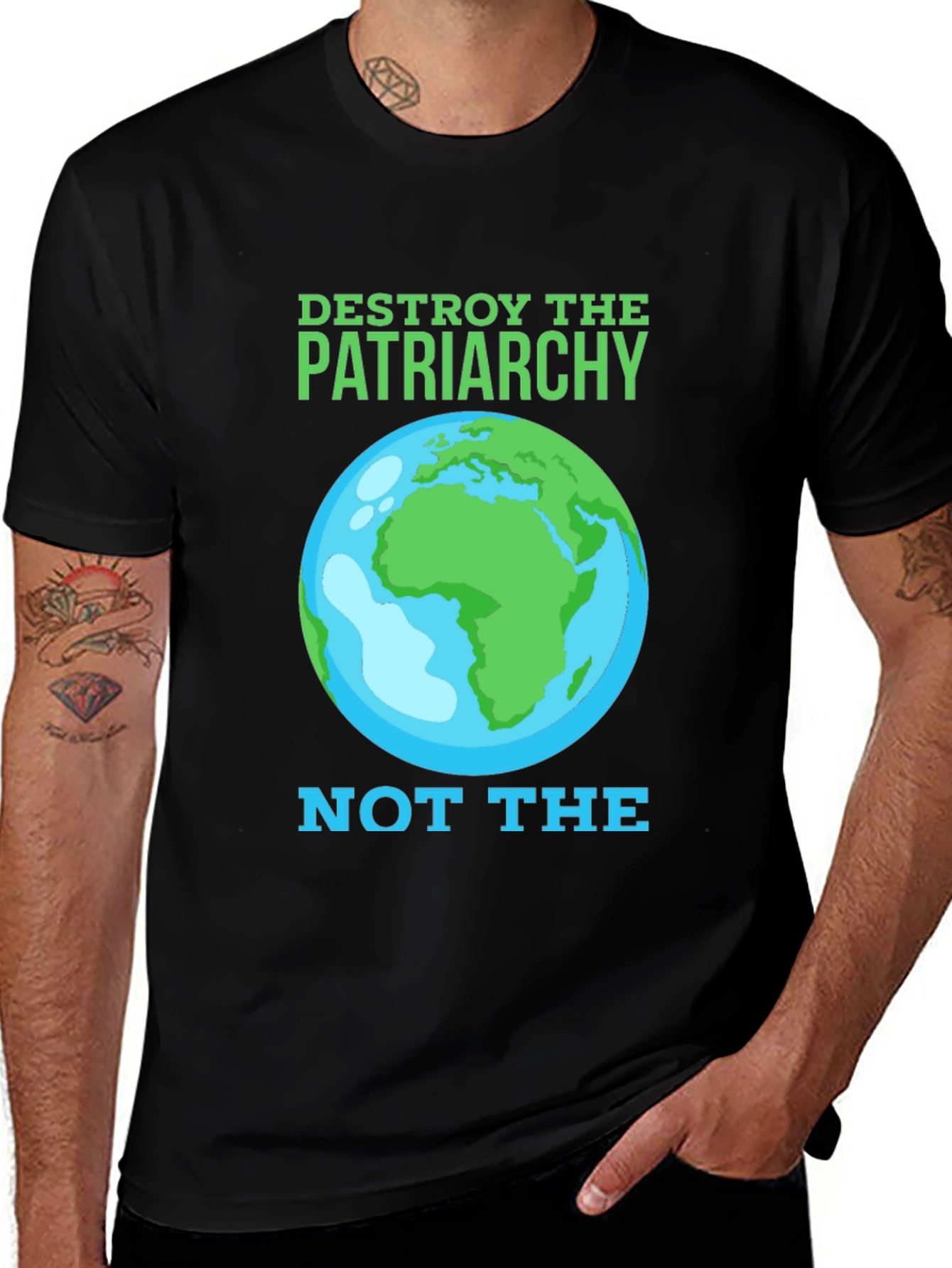 Variant 4 of Destroy Patriarchy Graphic Tee