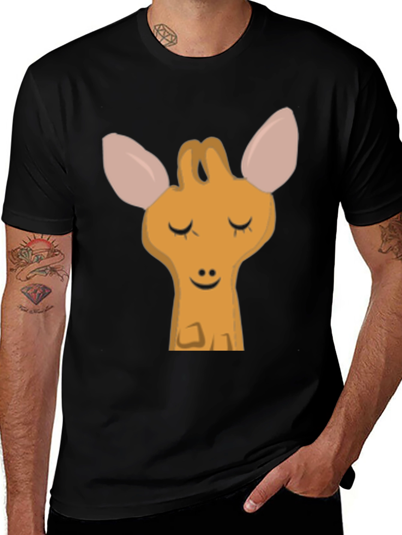 Variant 8 of Cute Giraffe Graphic T-Shirt