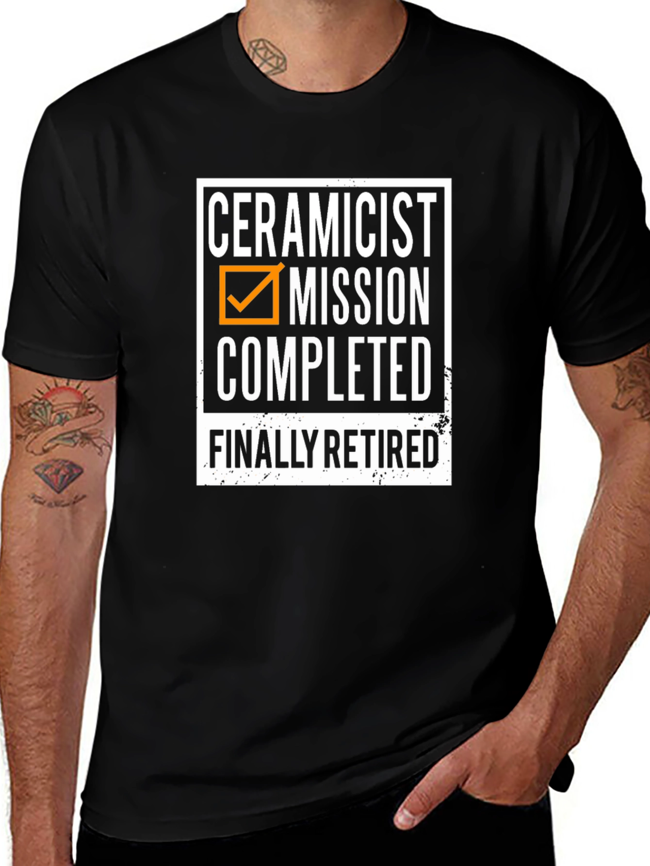 Ceramicist Mission Completed Retired T-Shirt