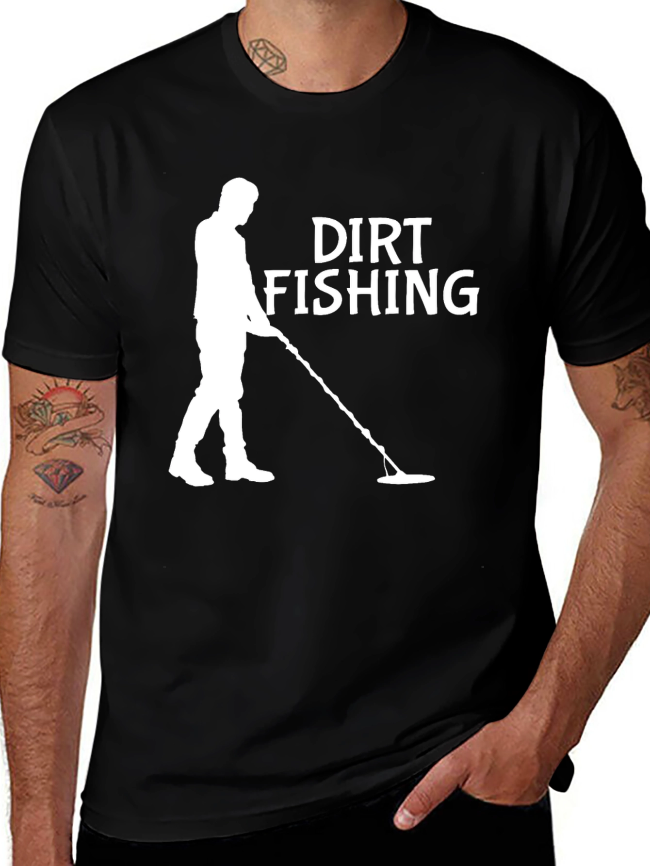 Dirt Fishing Metal Detecting T-Shirt