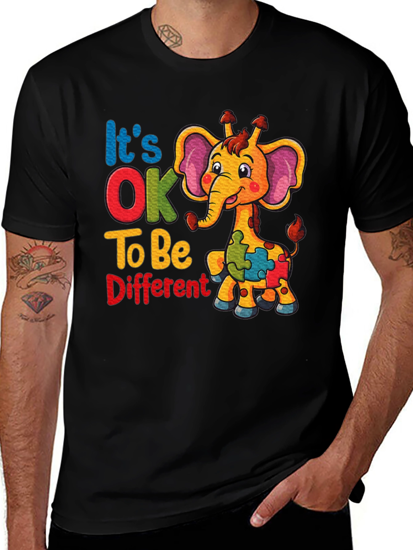 Variant 7 of It's OK To Be Different T-Shirt