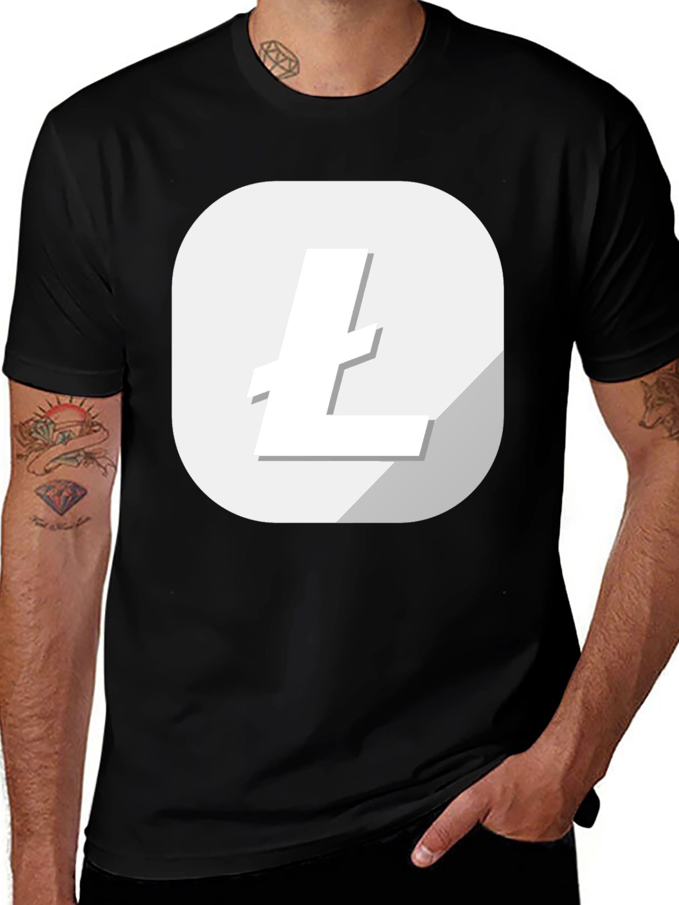 Litecoin Logo T-Shirt - Crypto Style