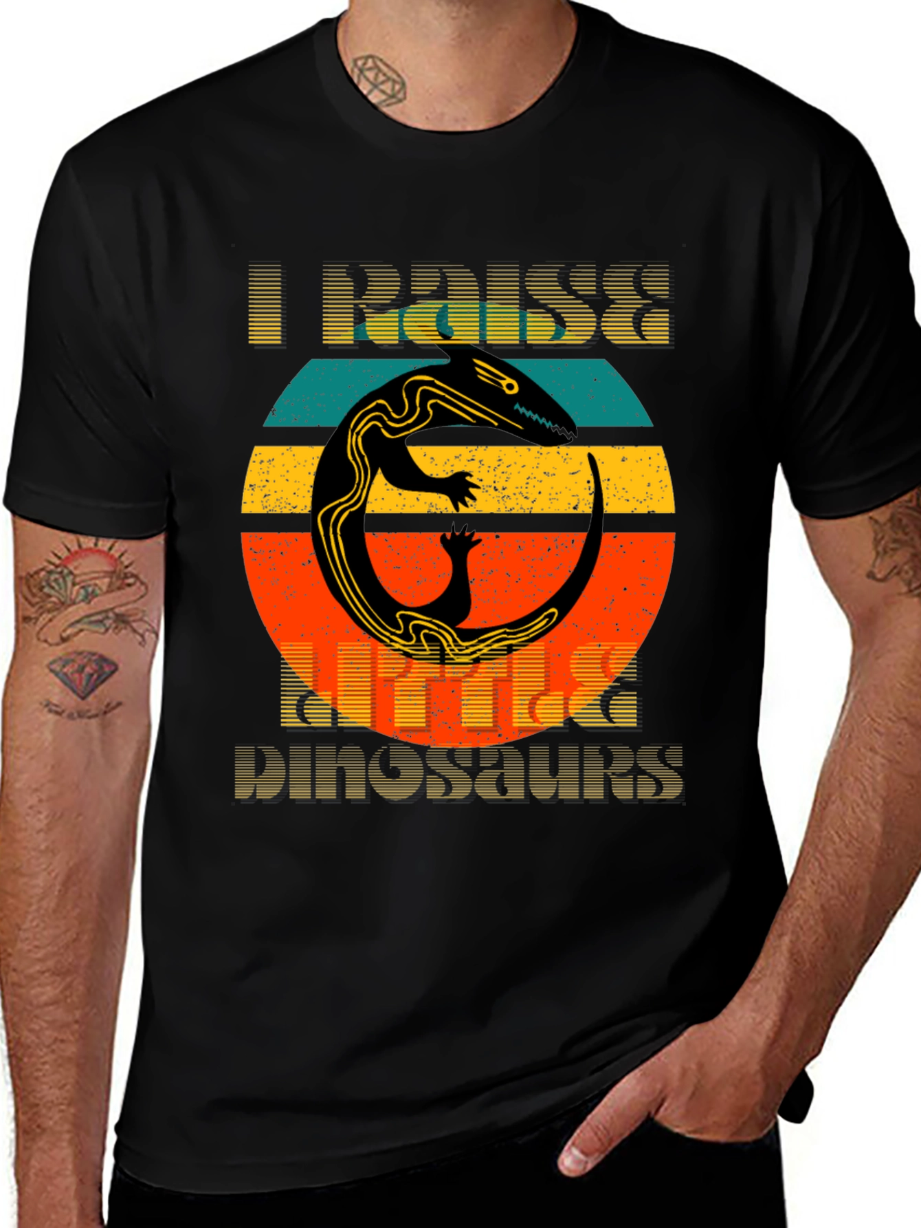 Variant 2 of I Raise Little Dinosaurs T-Shirt