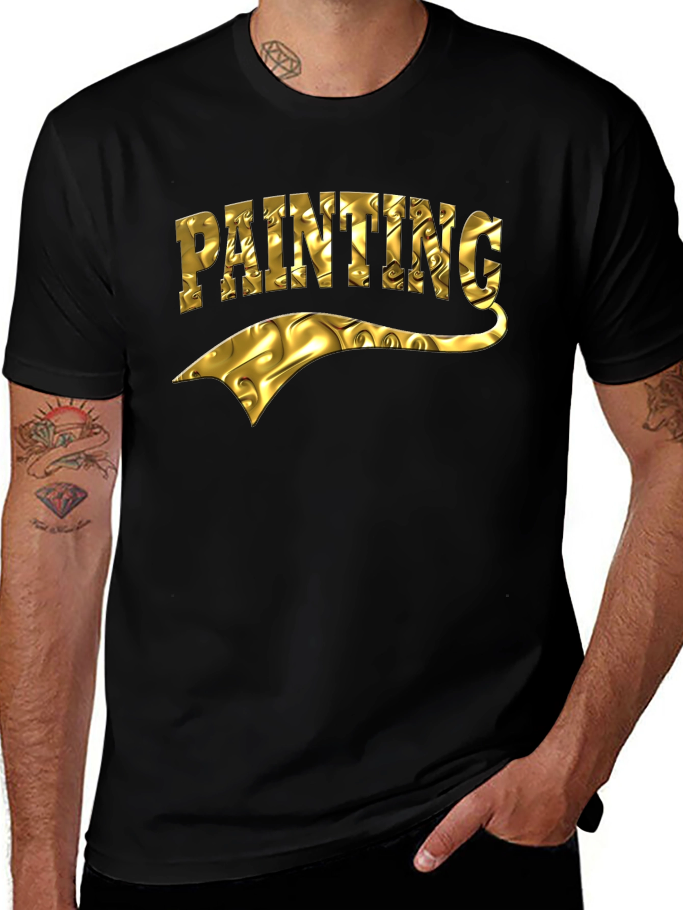 Variant 30 of Golden Painting Graphic Tee
