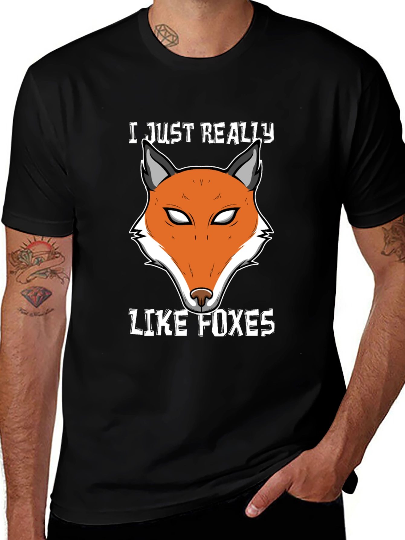 Variant 26 of Fox Lover T-Shirt | Cute Fox Face Design