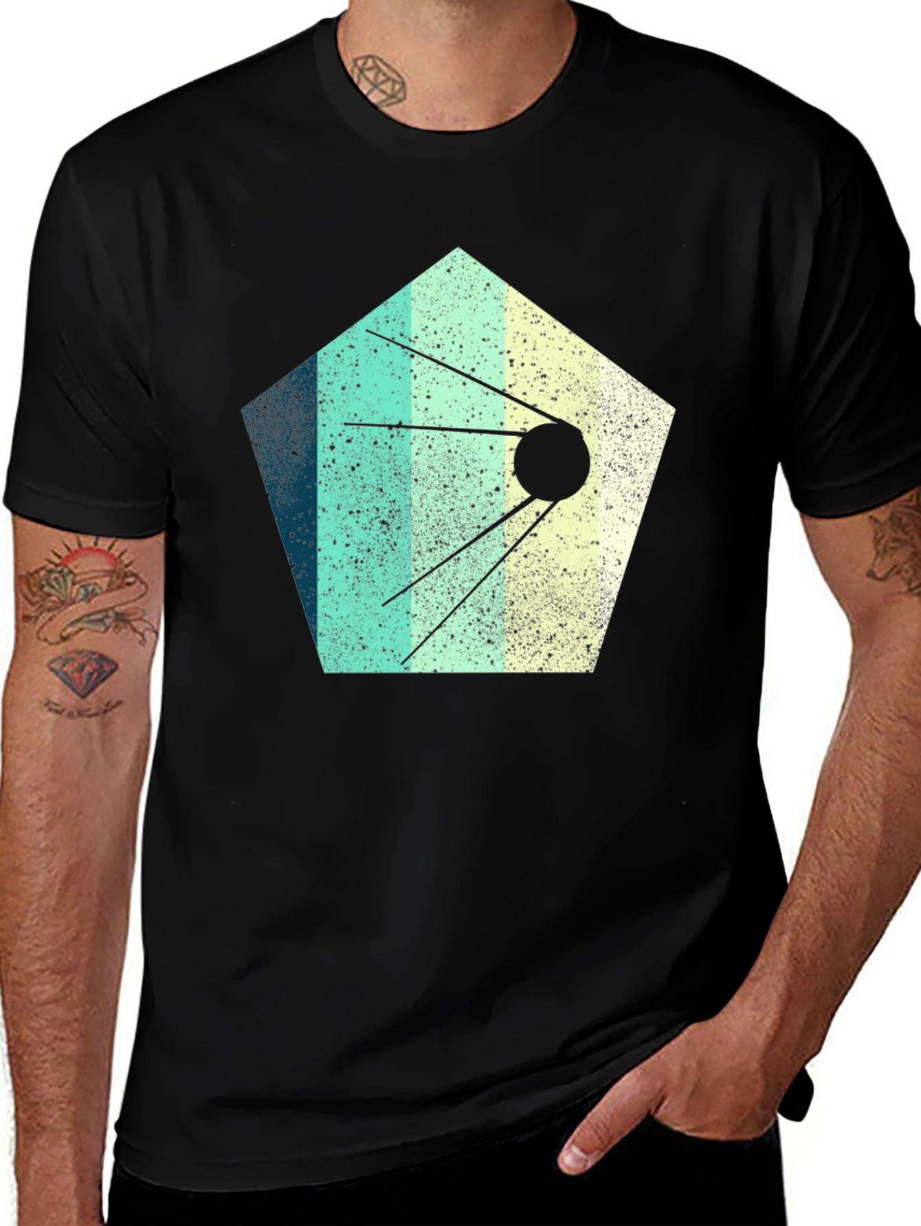 Retro Sputnik Tee - Vintage Space Age T-Shirt