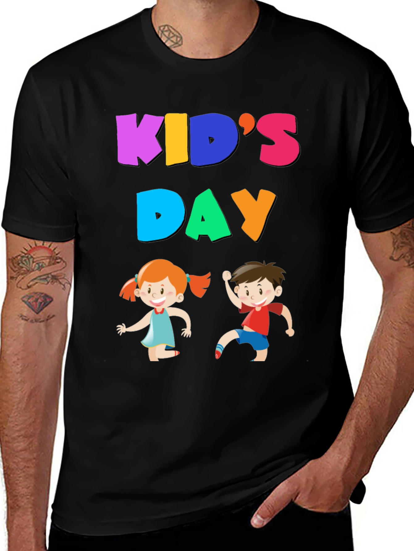 Variant 10 of Colorful Kid's Day T-Shirt
