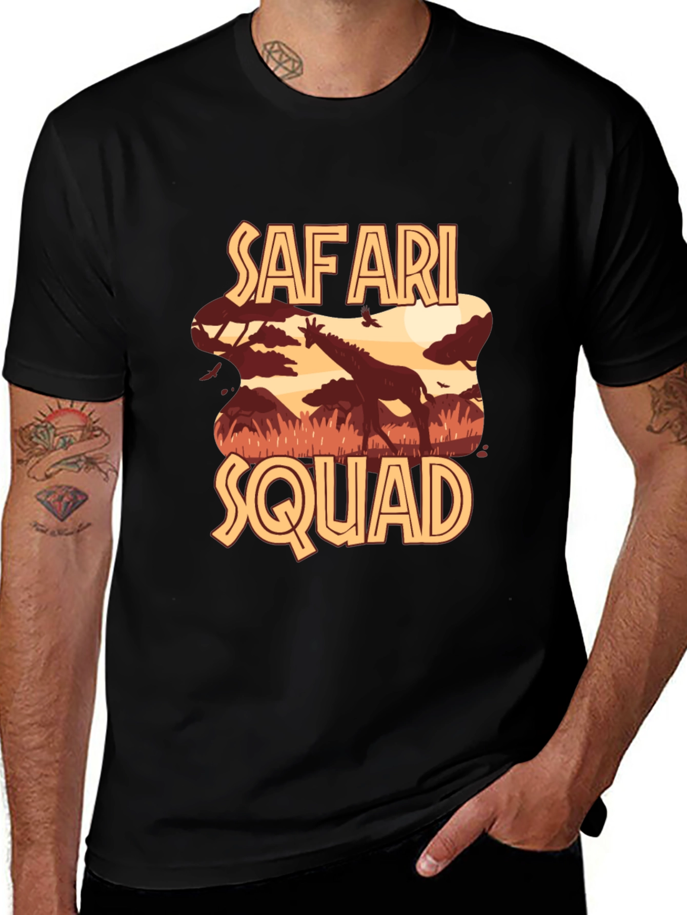 Variant 18 of Safari Squad Graphic Tee - Unisex