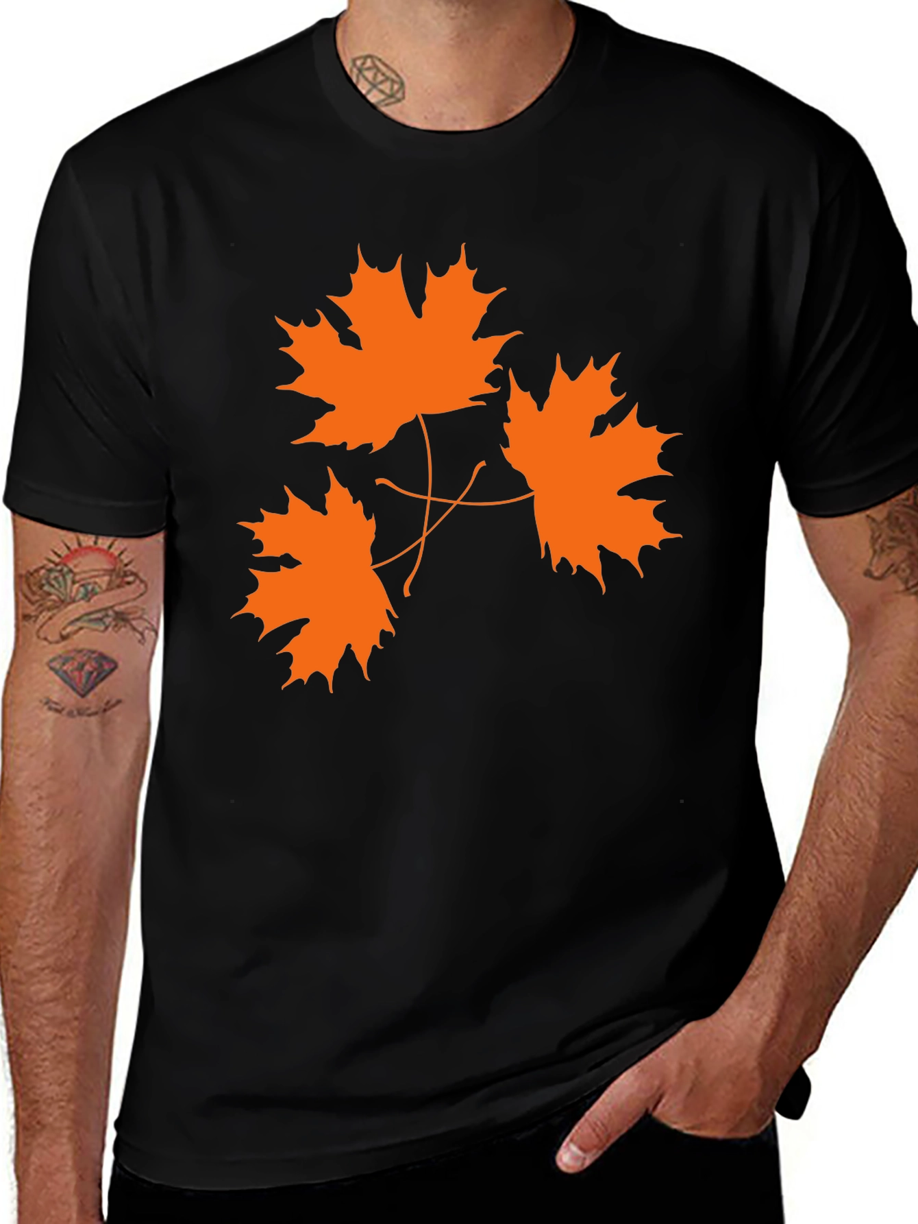 Variant 20 of Maple Leaf Graphic Tee - Stylish Fall Fashion