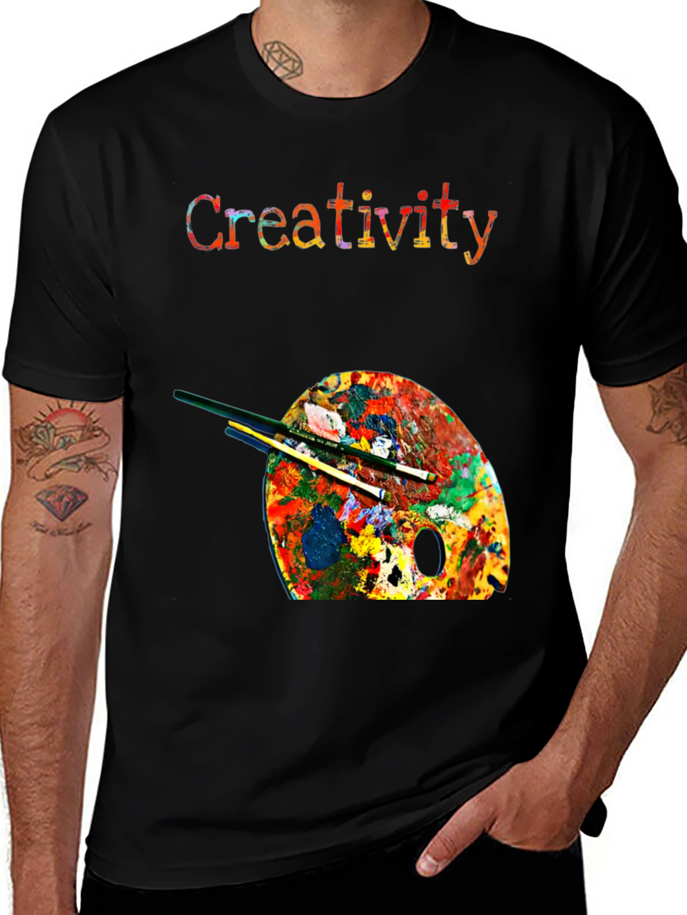 Variant 2 of Creativity Artist Palette Graphic T-Shirt