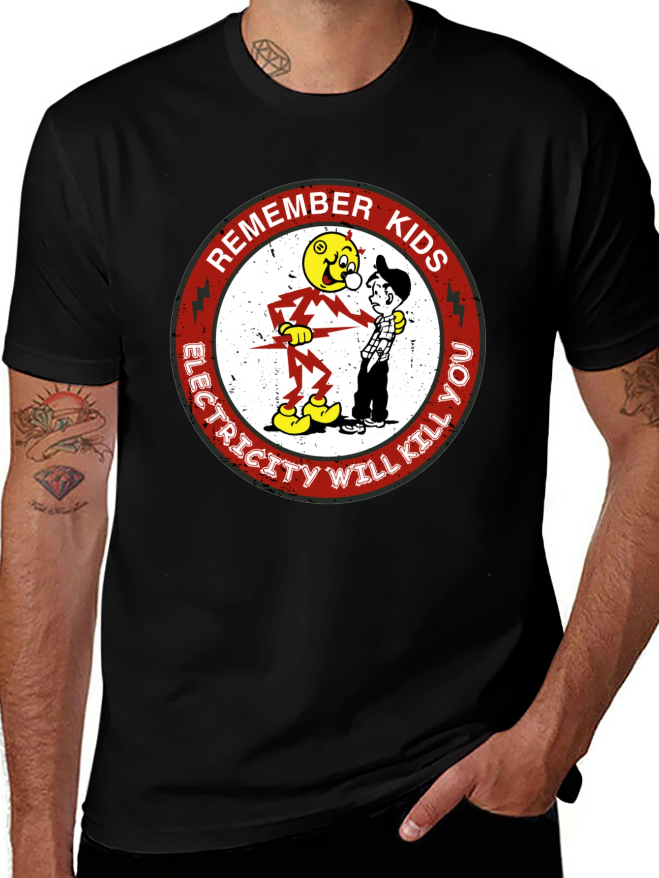 Remember Kids Electricity Will Kill You T-Shirt