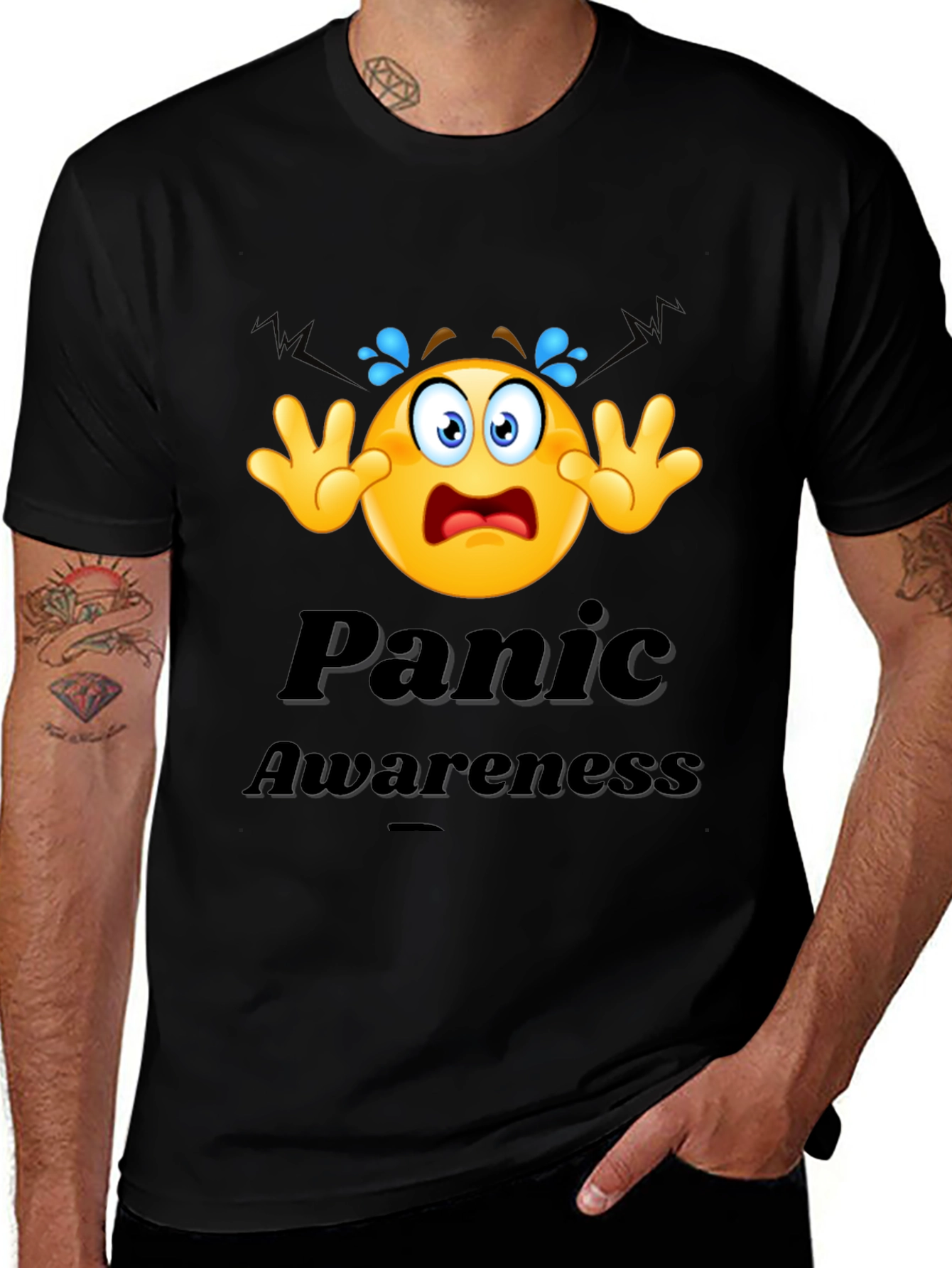 Variant 26 of Panic Awareness Graphic Tee - Unisex