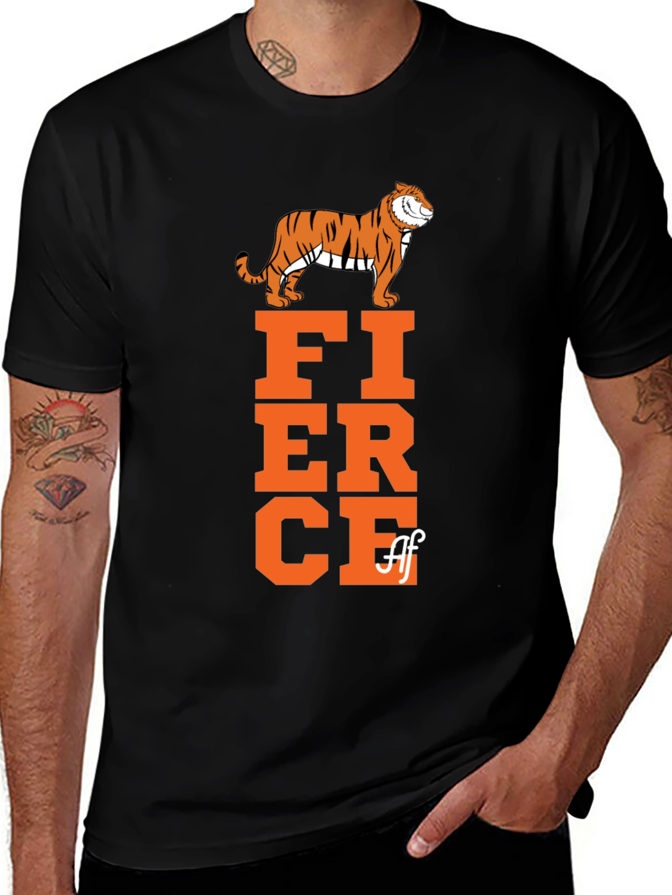 Variant 24 of Fierce Tiger Graphic Print T-Shirt
