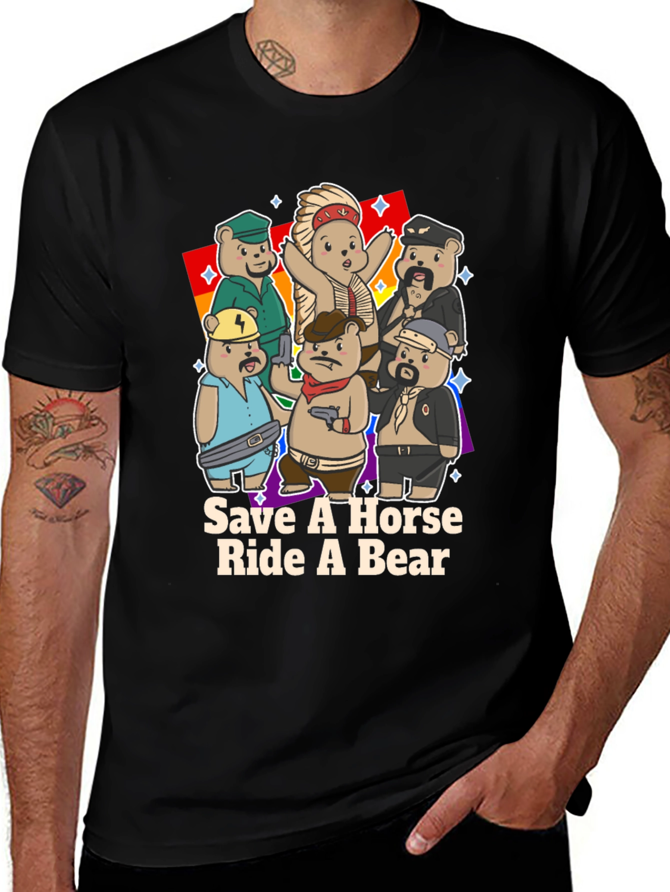 Variant 25 of Save a Horse Ride a Bear T-Shirt