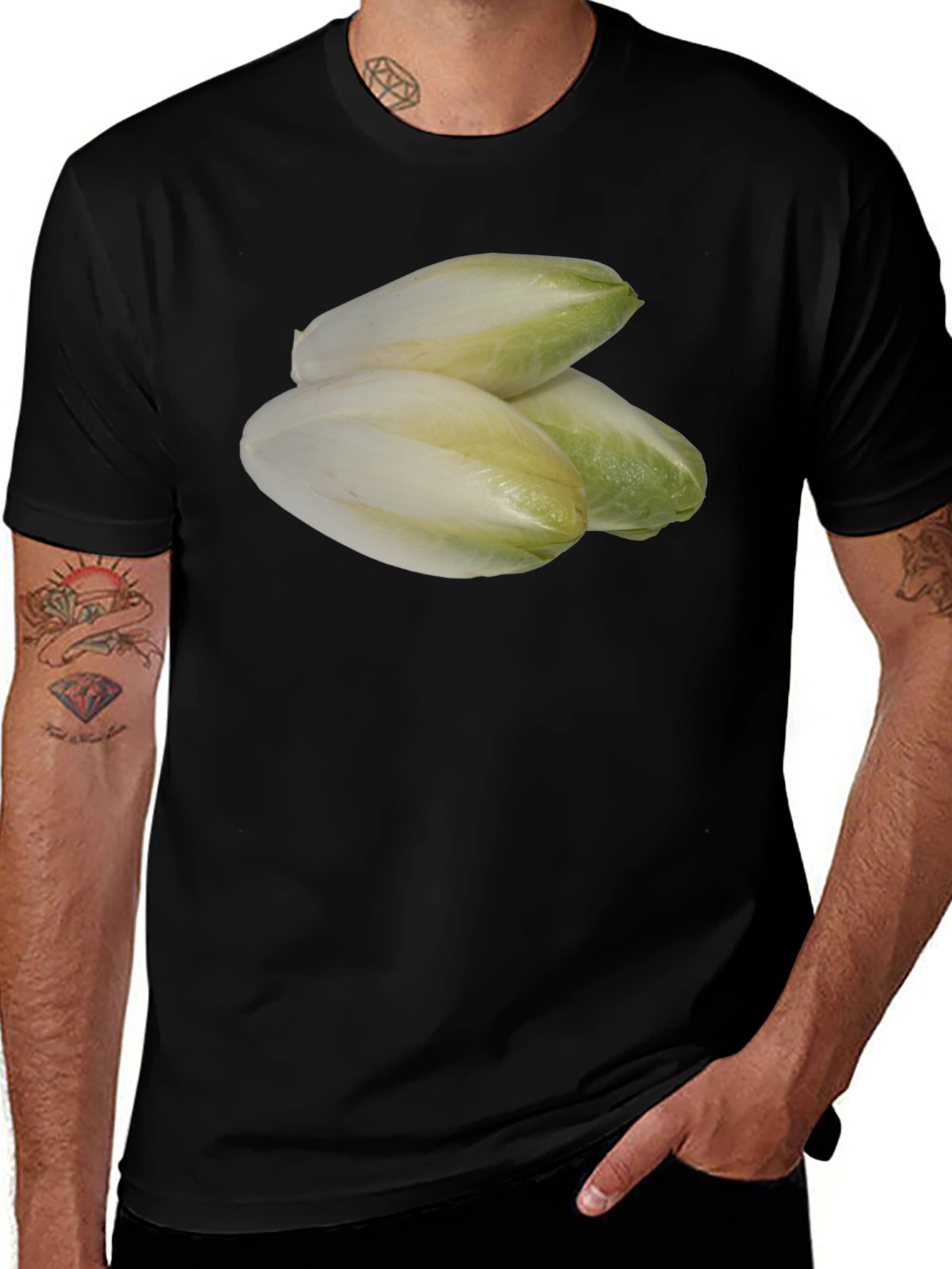 Variant 14 of Endive T-Shirt - Healthy Eating Fashion