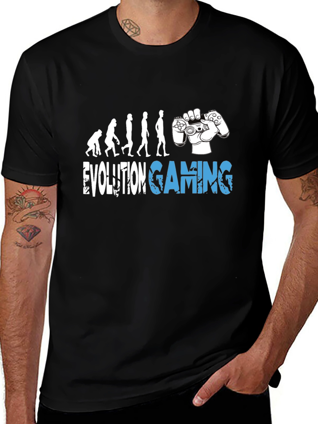 Variant 9 of Evolution Gaming Black T-Shirt