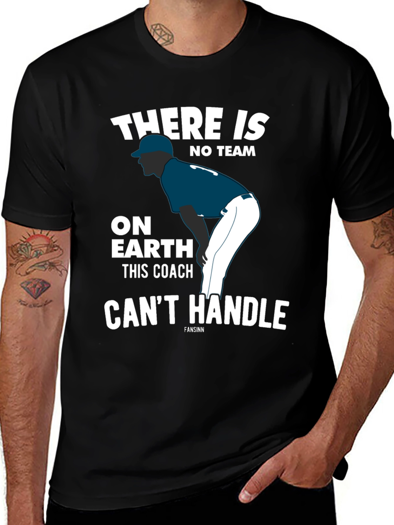 Coach Graphic T-Shirt - Baseball Fan Tee