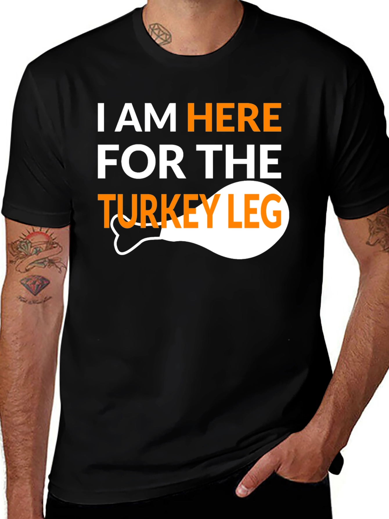 Funny Thanksgiving Turkey Leg T-Shirt