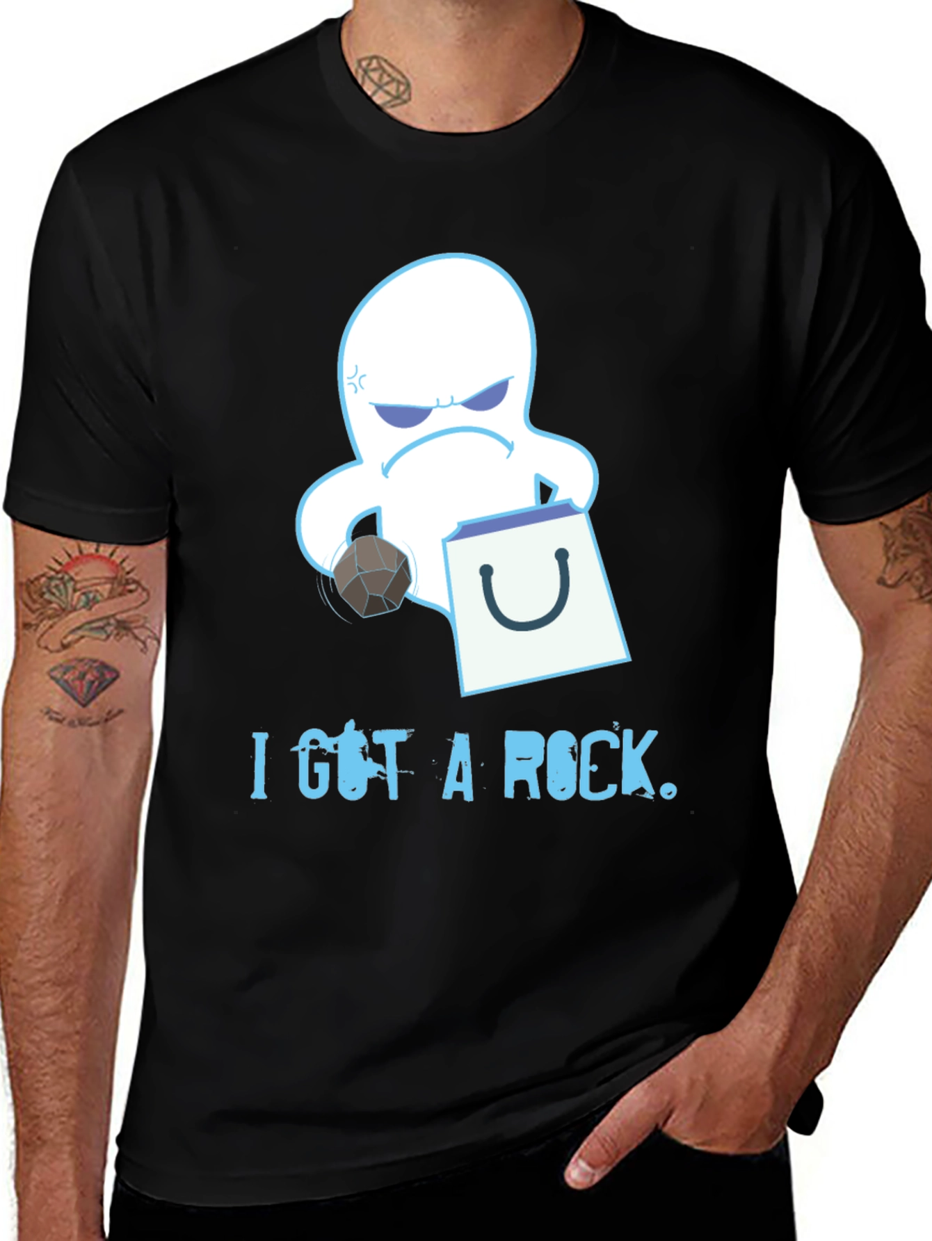Variant 24 of I Got A Rock T-Shirt - Halloween Boo!