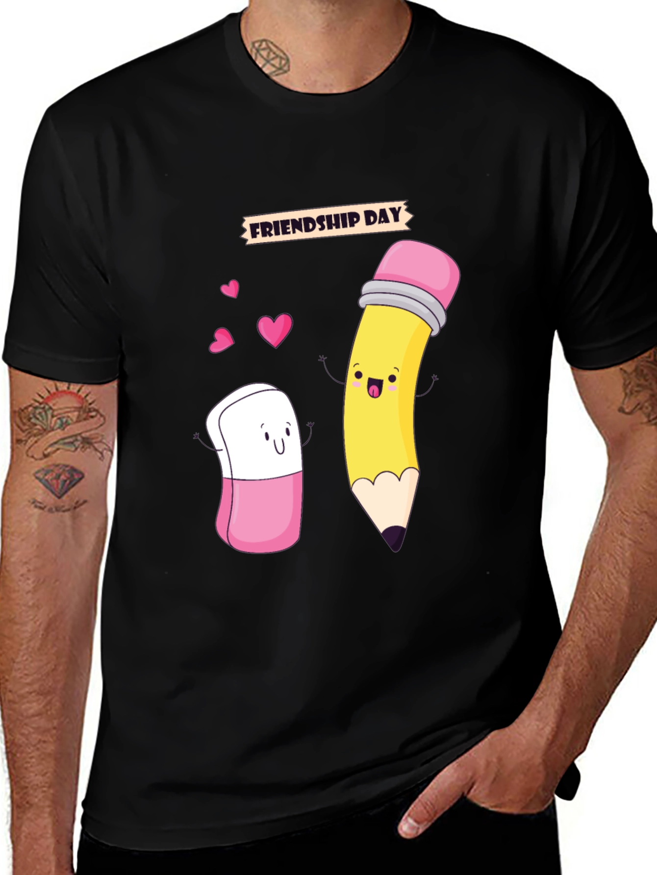 Friendship Day Cartoon Graphic Tee