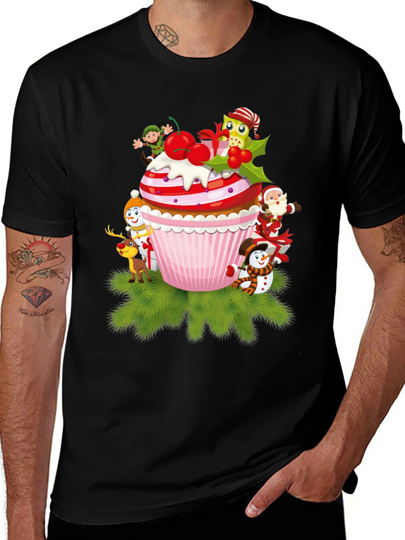 Christmas Cupcake T-Shirt