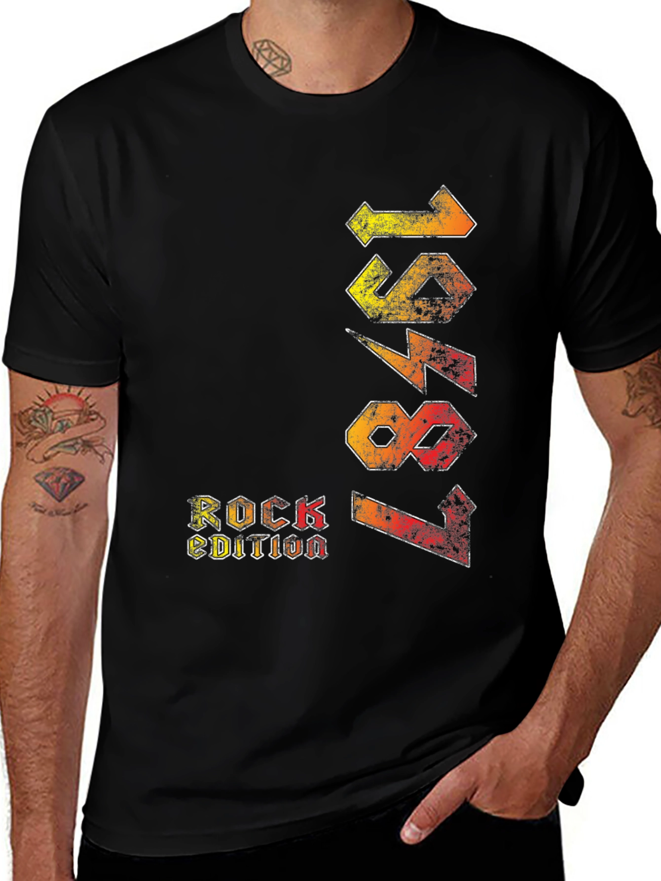 Variant 28 of 1987 Rock Edition Graphic Tee - Vintage Style