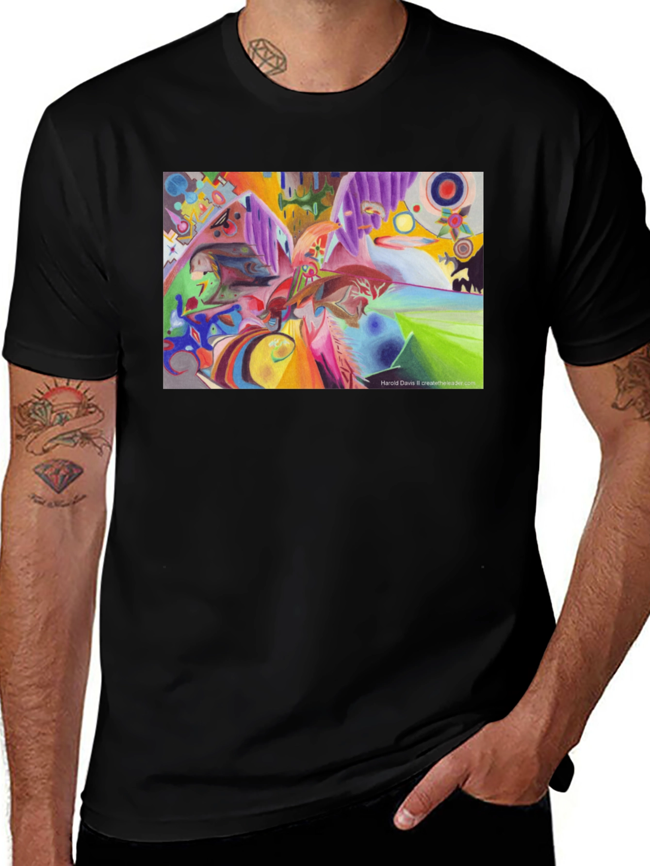 Variant 22 of Abstract Art Print Tee - Stylish & Unique Design
