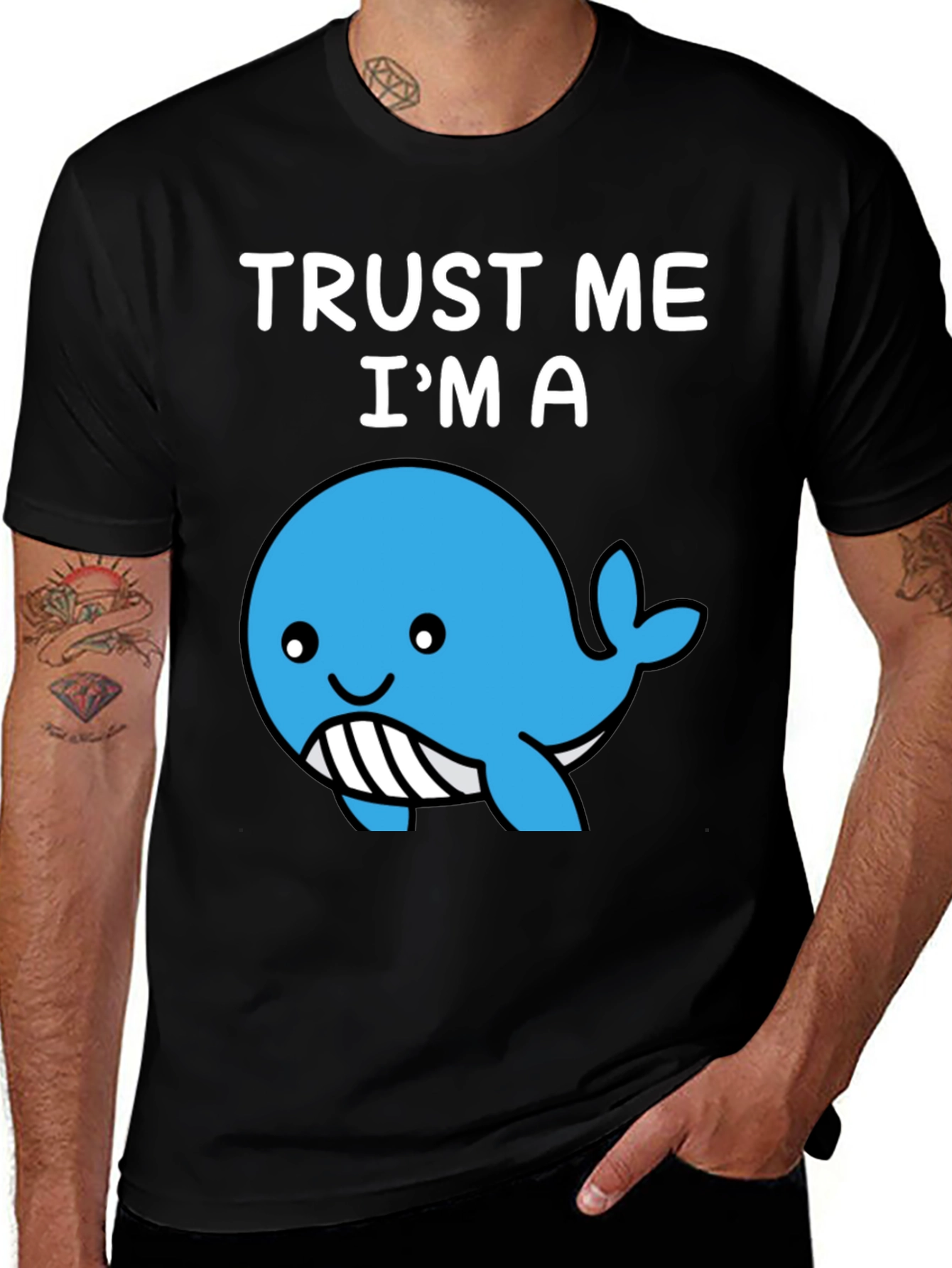 Variant 21 of Trust Me I'm A Whale T-Shirt