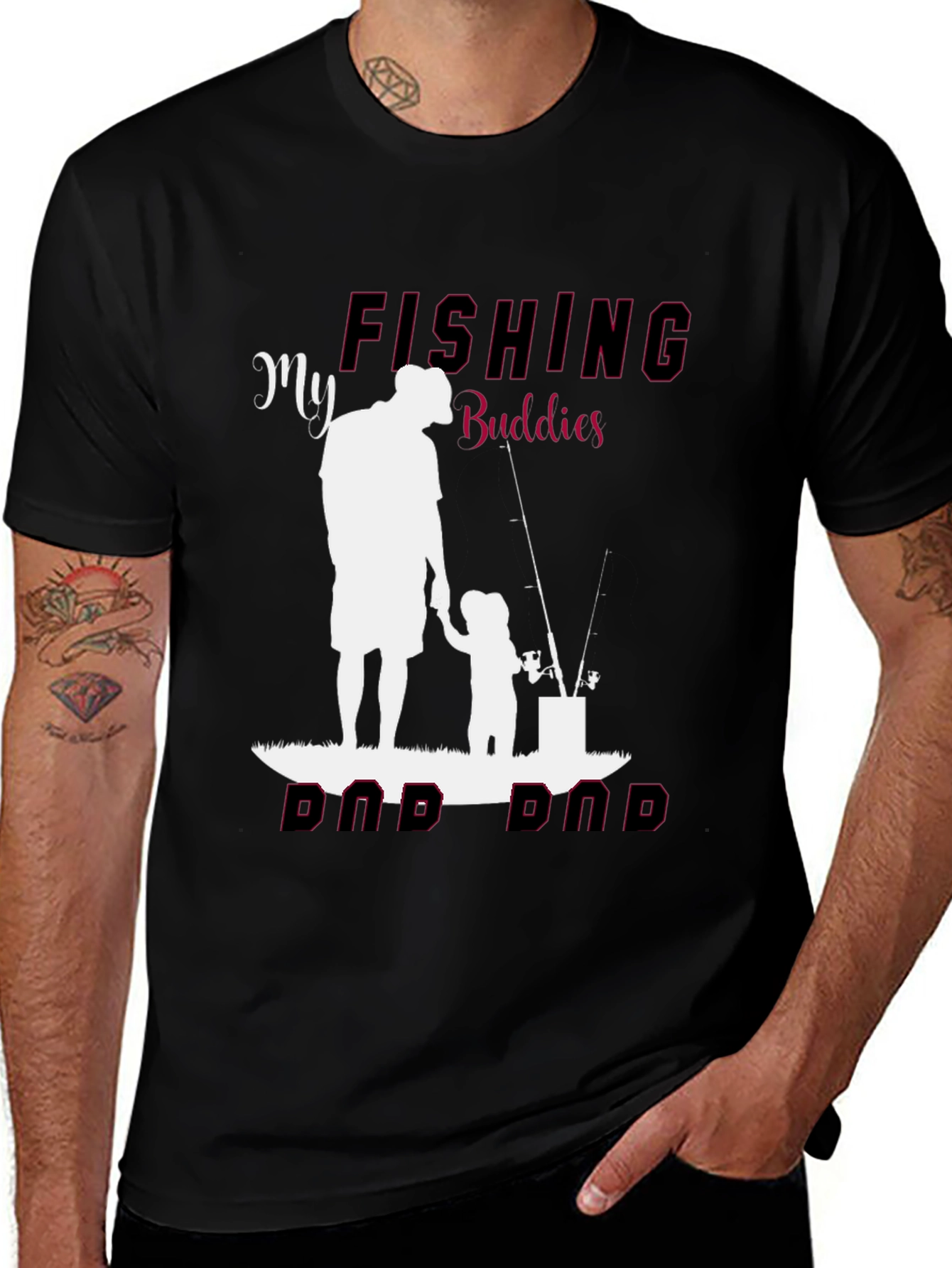 Variant 30 of Fishing Buddies Dad T-Shirt