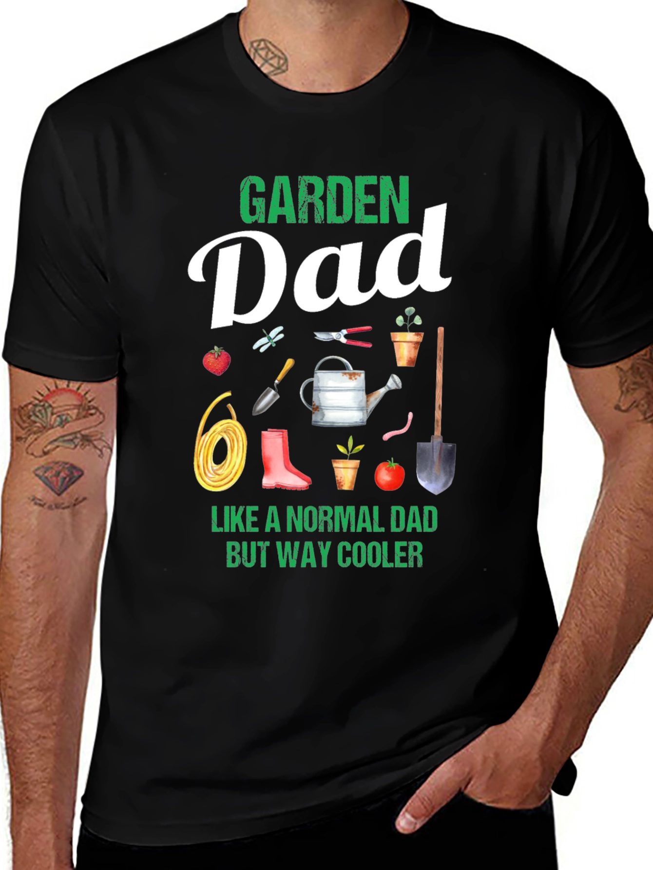 Variant 15 of Garden Dad Graphic T-Shirt - Cool Father's Day Gift