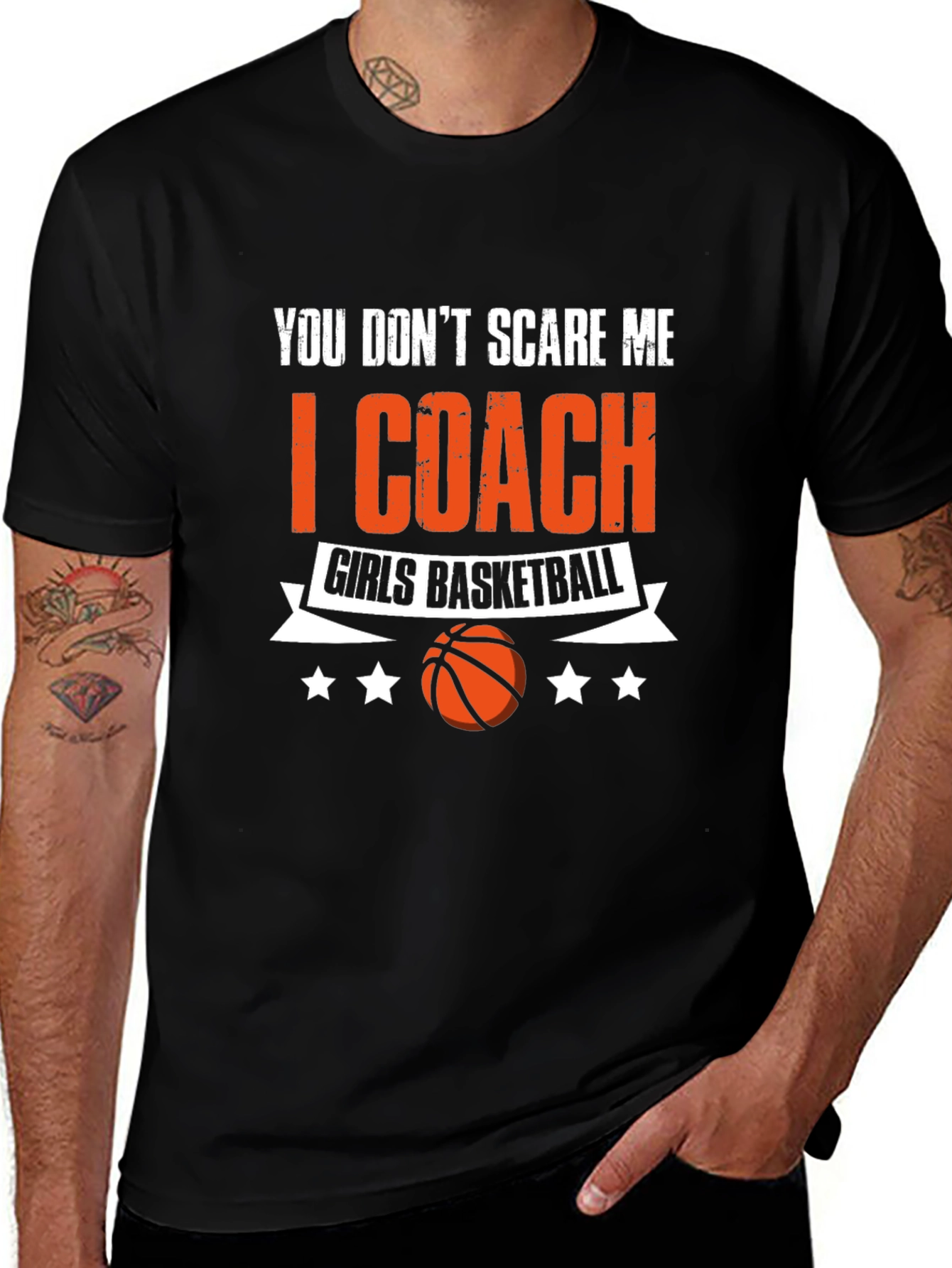 Variant 13 of I Coach Girls Basketball T-Shirt