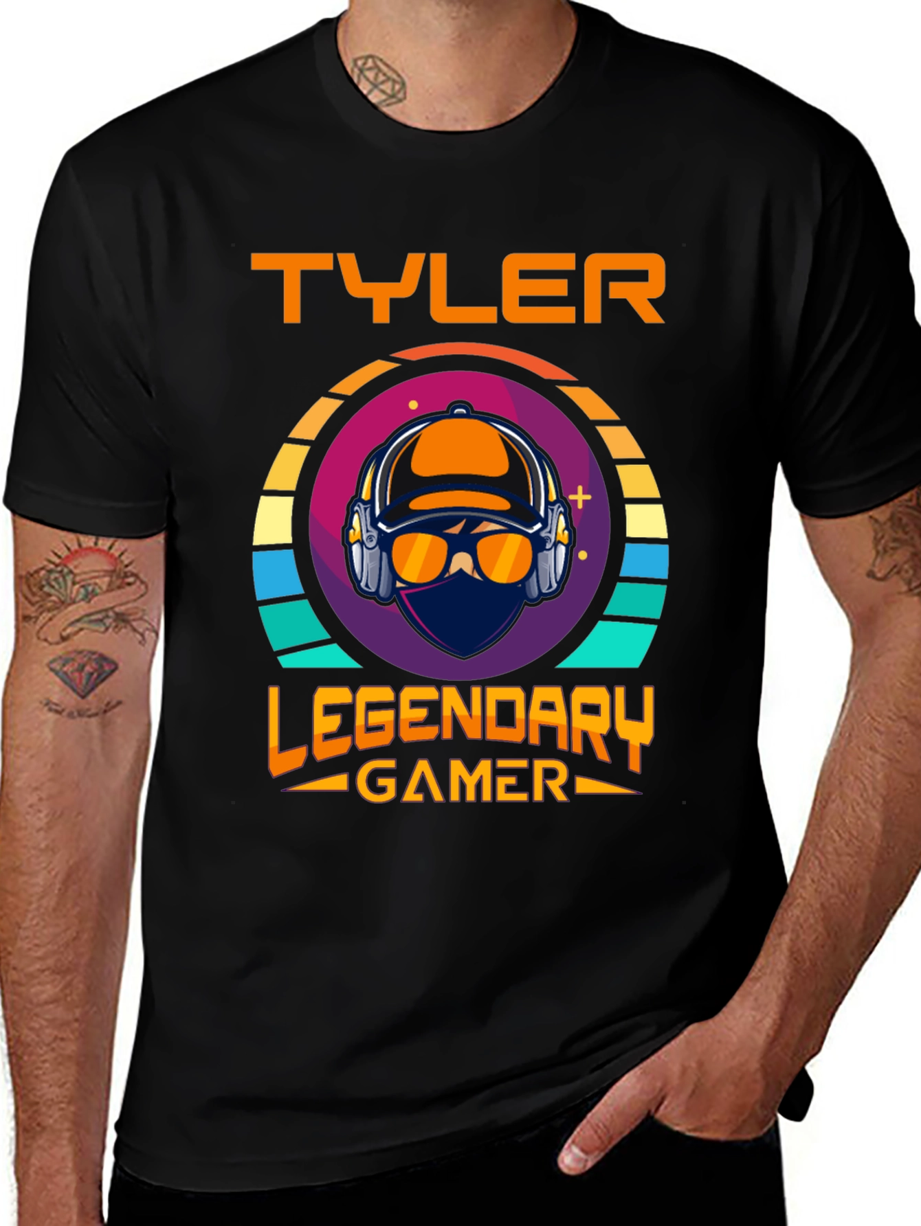 Tyler Legendary Gamer Black T-Shirt