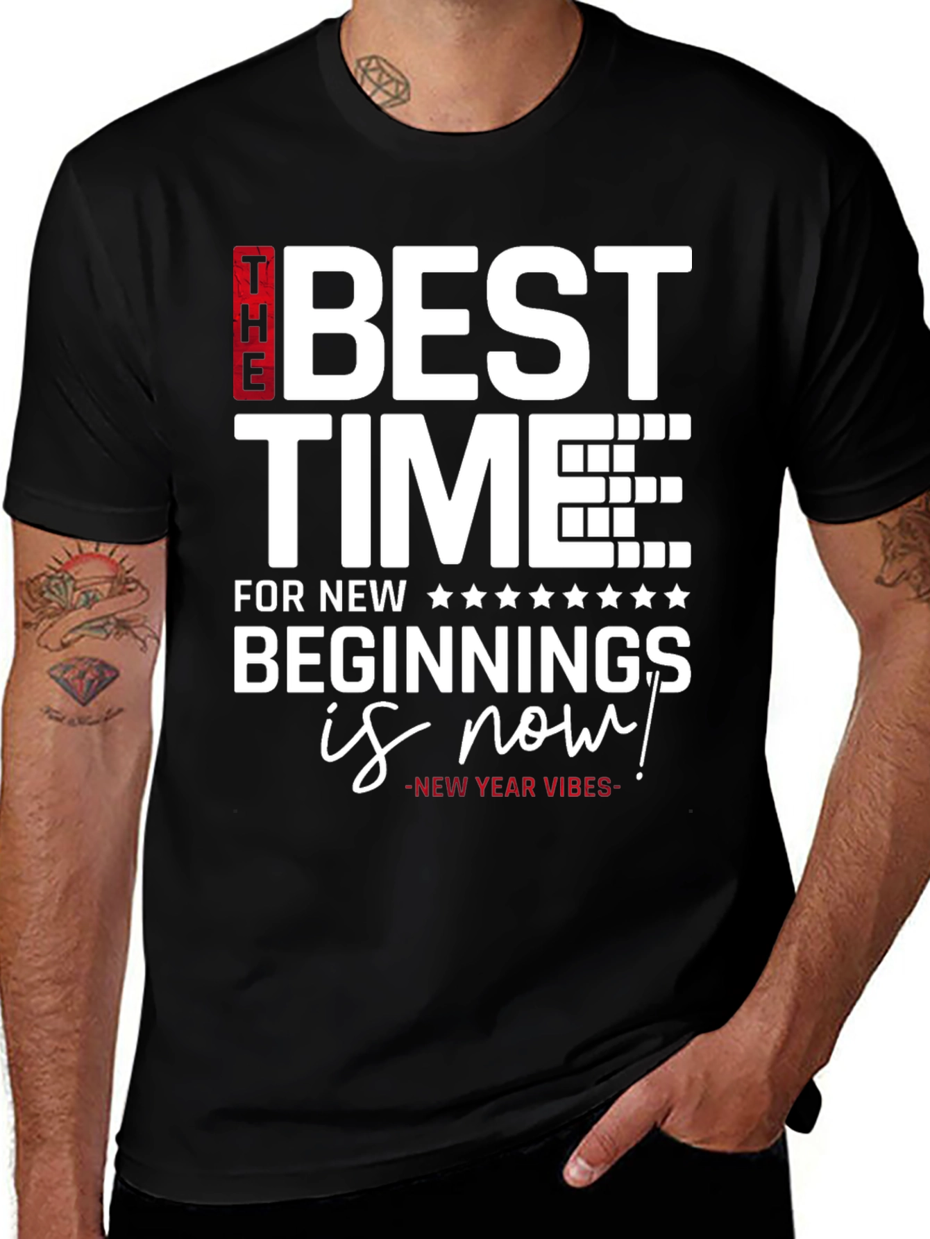 Variant 16 of Best Time is Now Graphic Tee