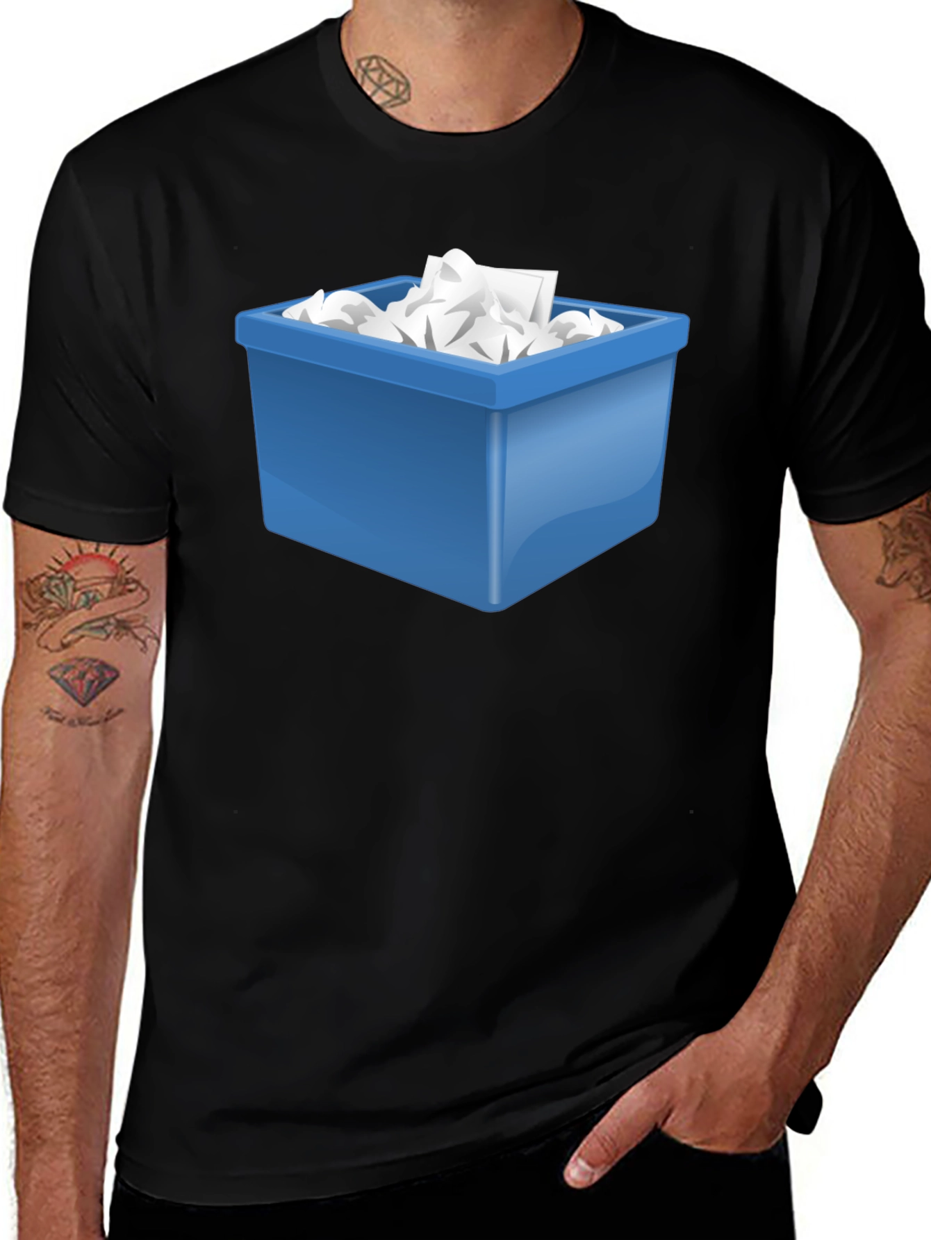 Variant 28 of Blue Bin T-Shirt