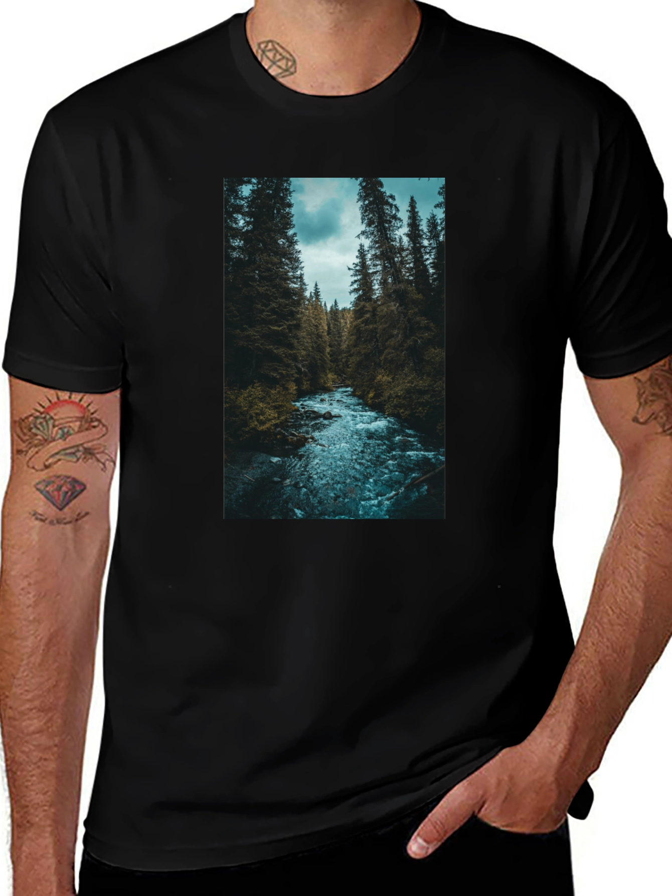 Variant 30 of Nature Stream Graphic Tee